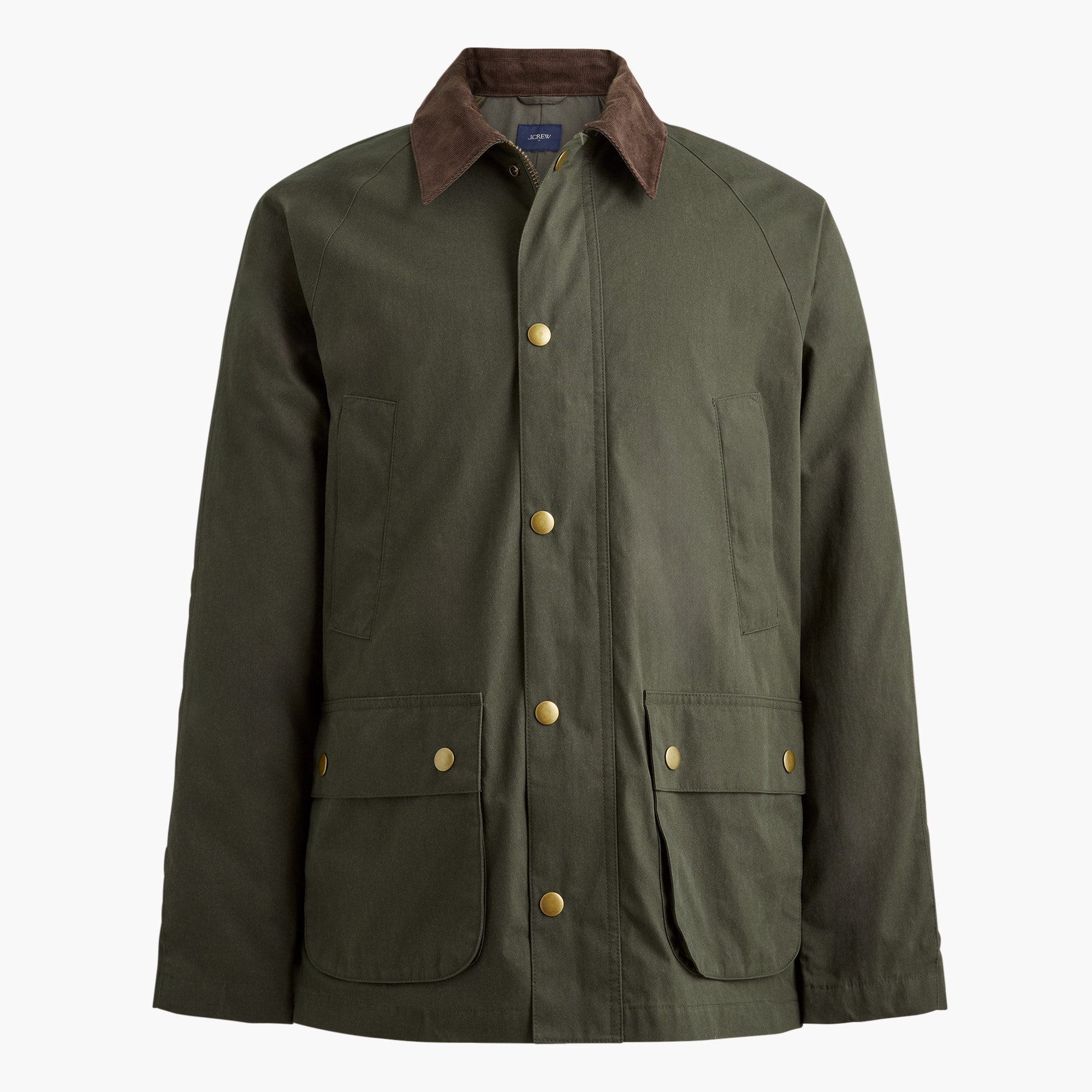 Waxed cotton field jacket
