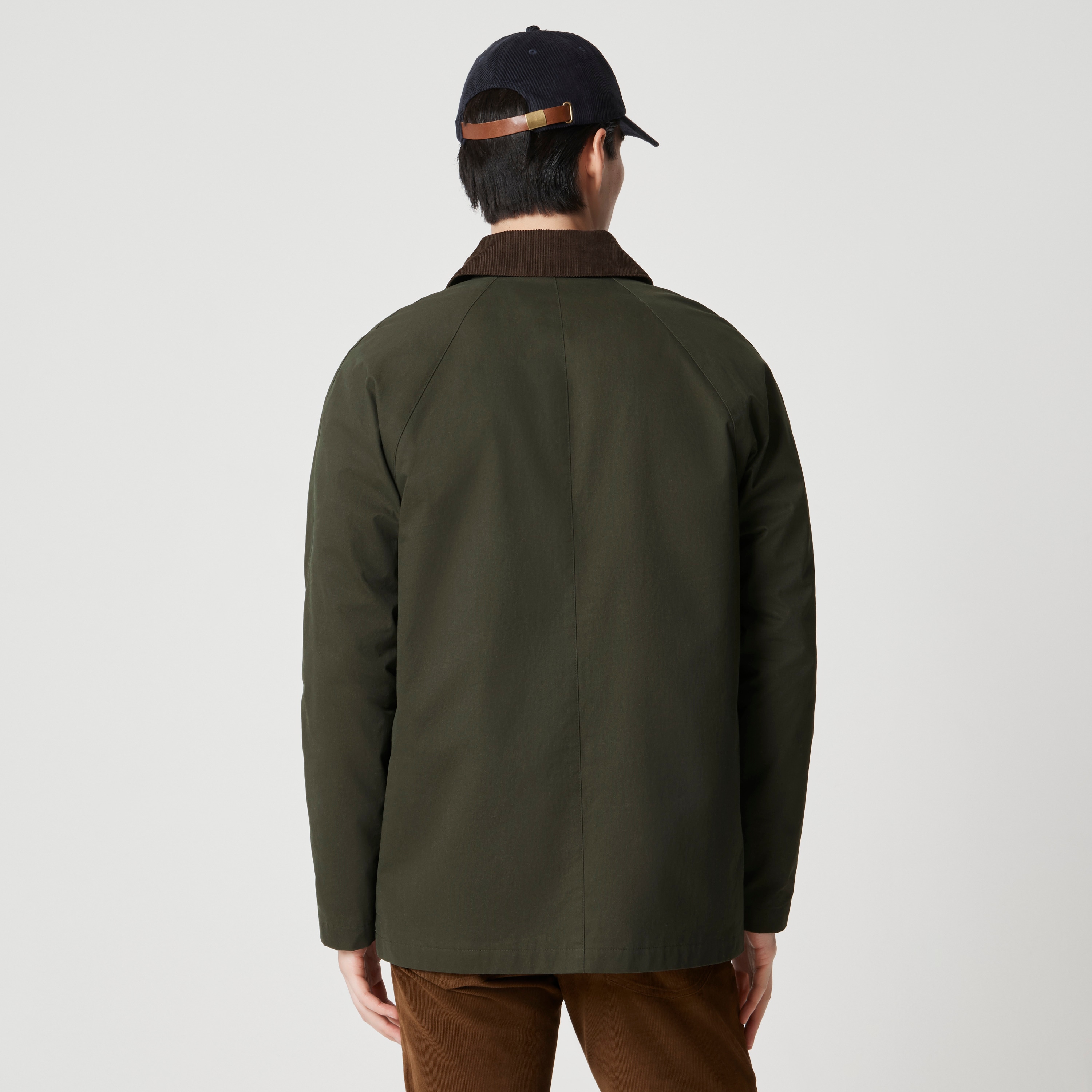 Waxed cotton field jacket