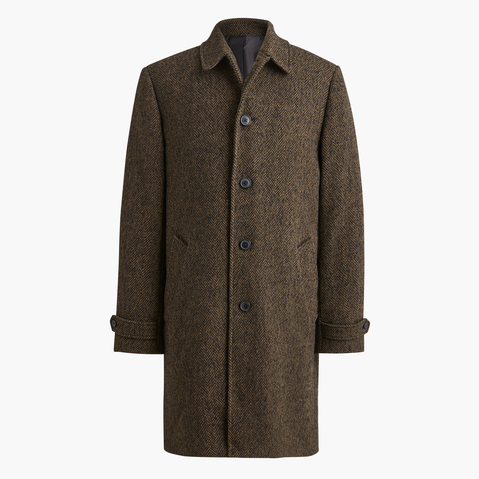  Wool-blend overcoat