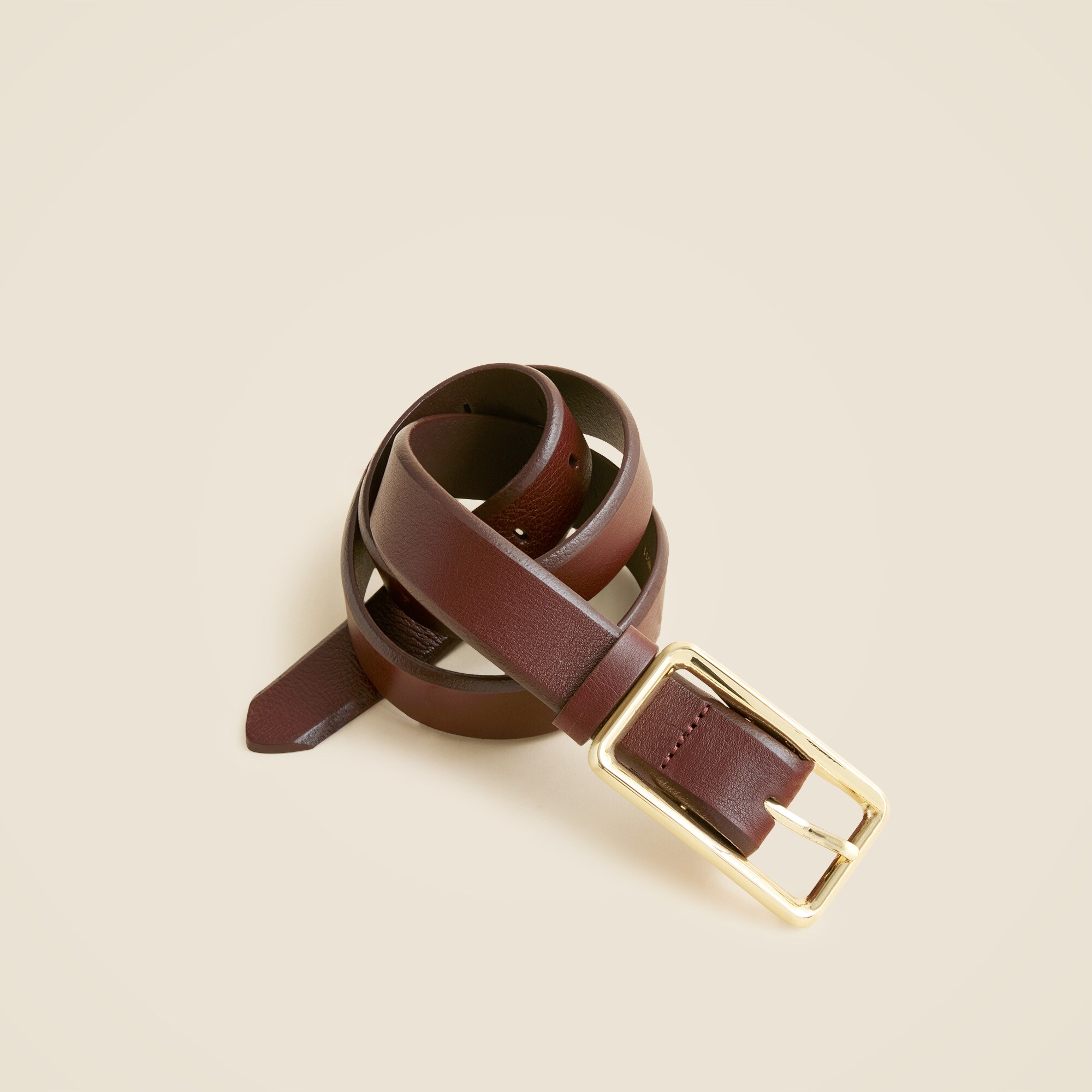  Italian leather rectangle belt