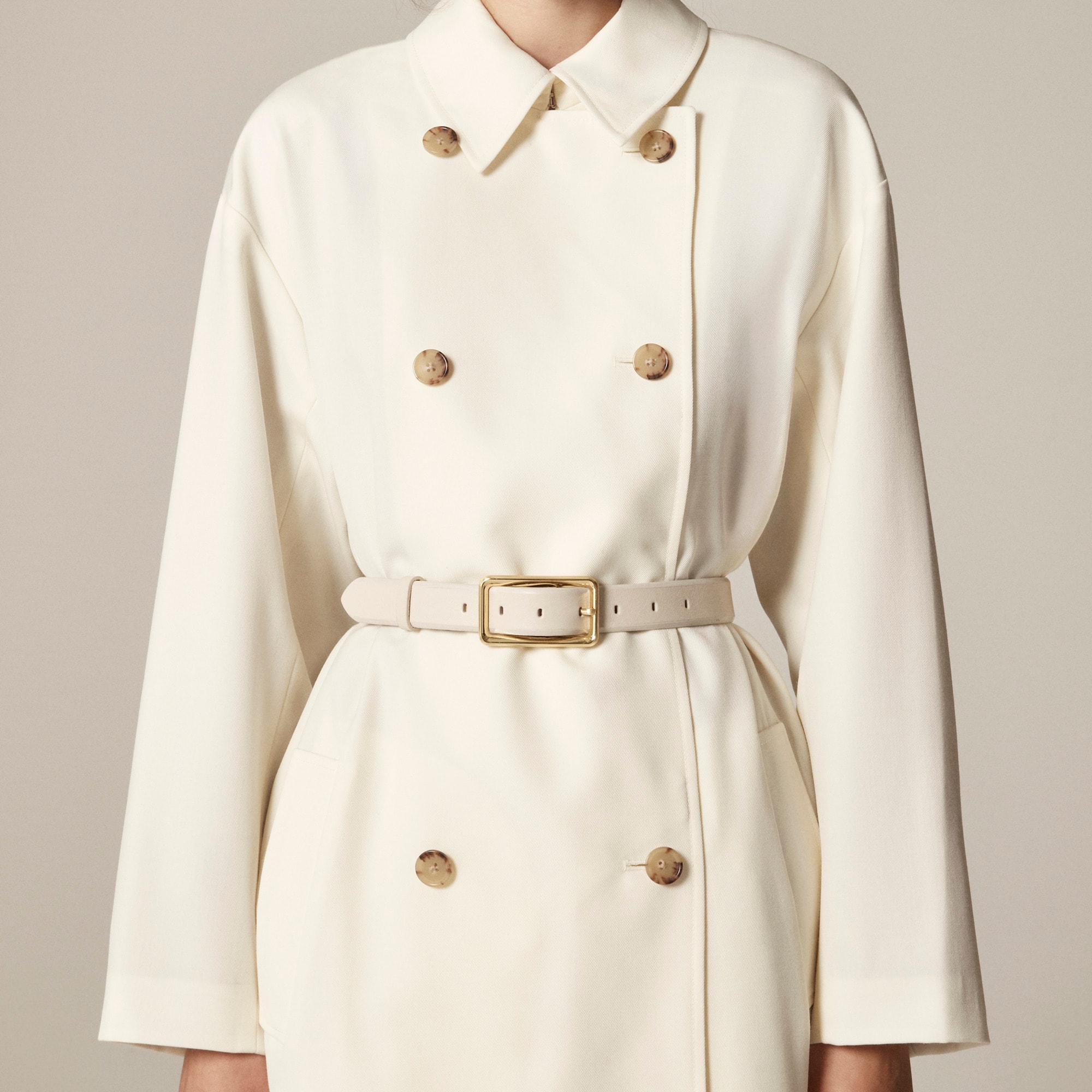 womens Italian leather rectangle belt