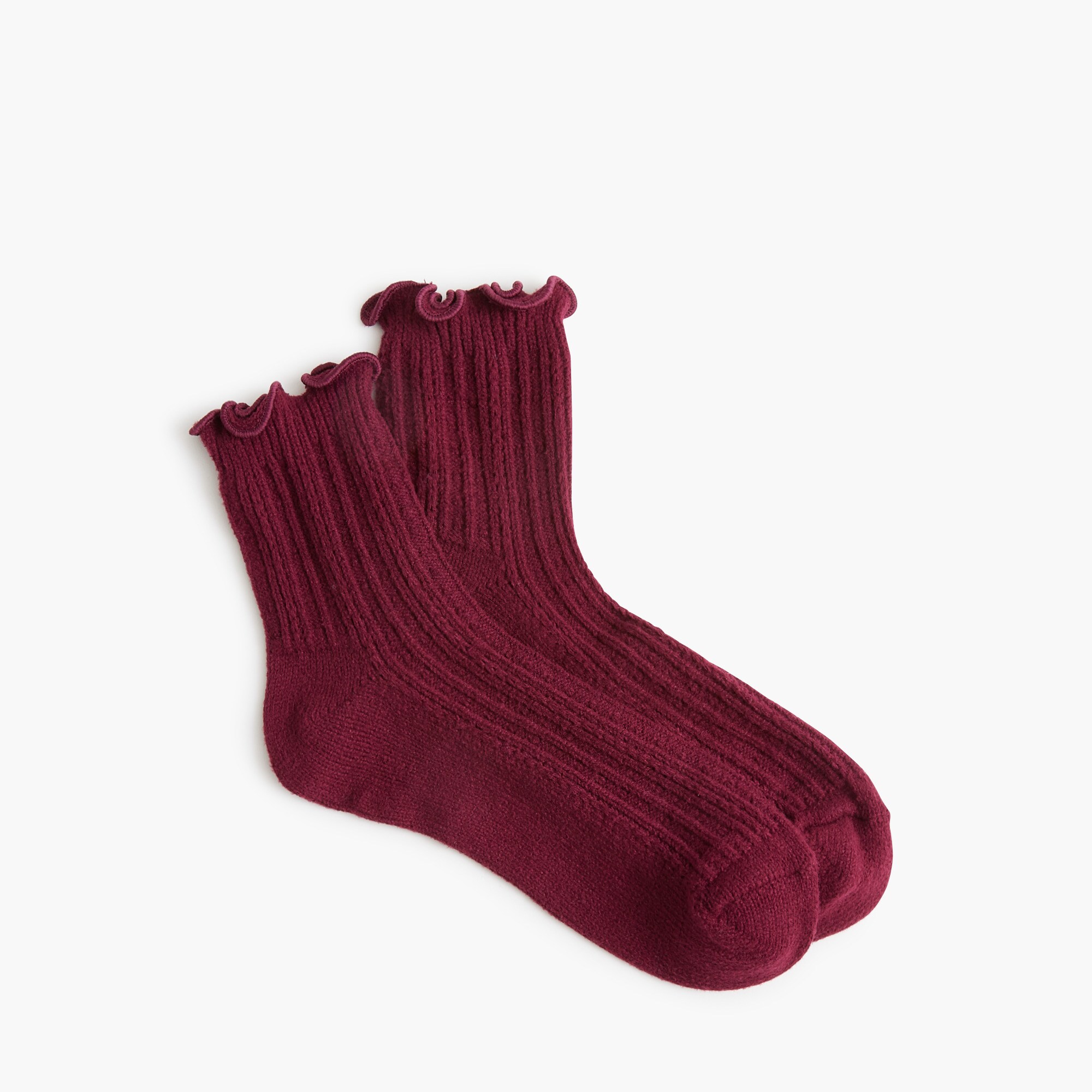  Pointelle boot socks