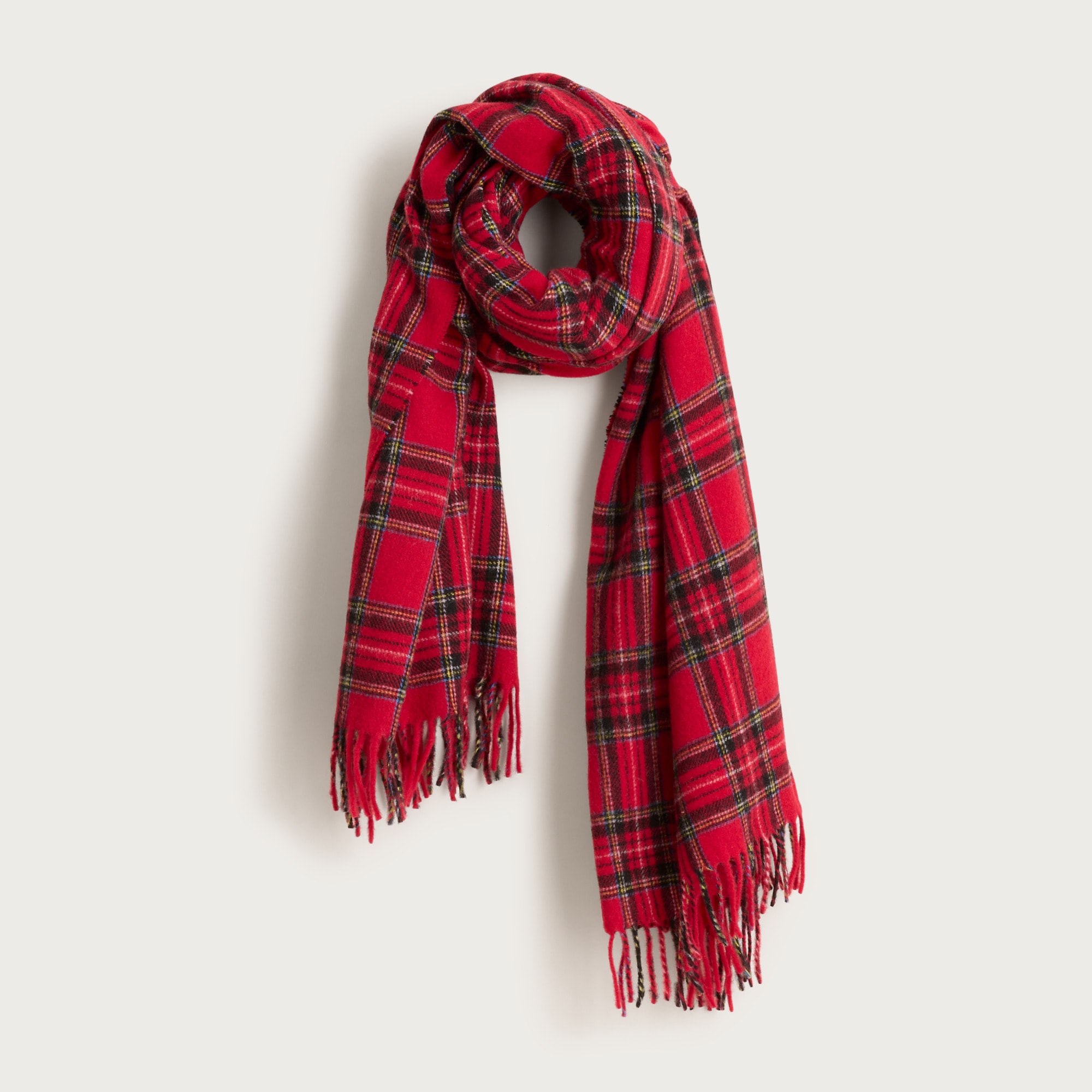 Alex Eagle X J.Crew wool scarf in plaid