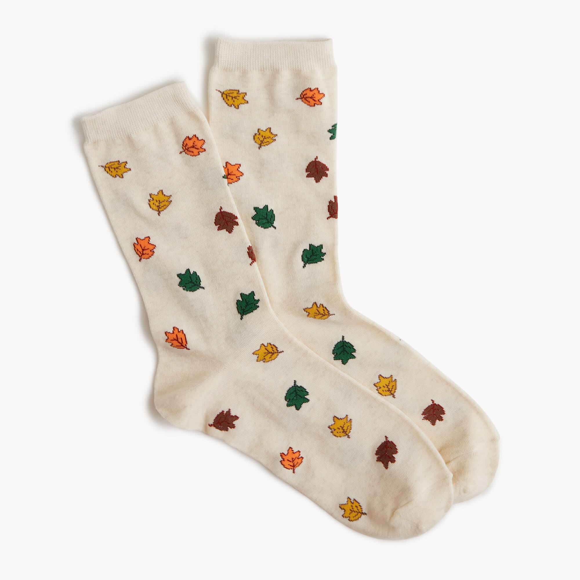 Falling leaves trouser socks