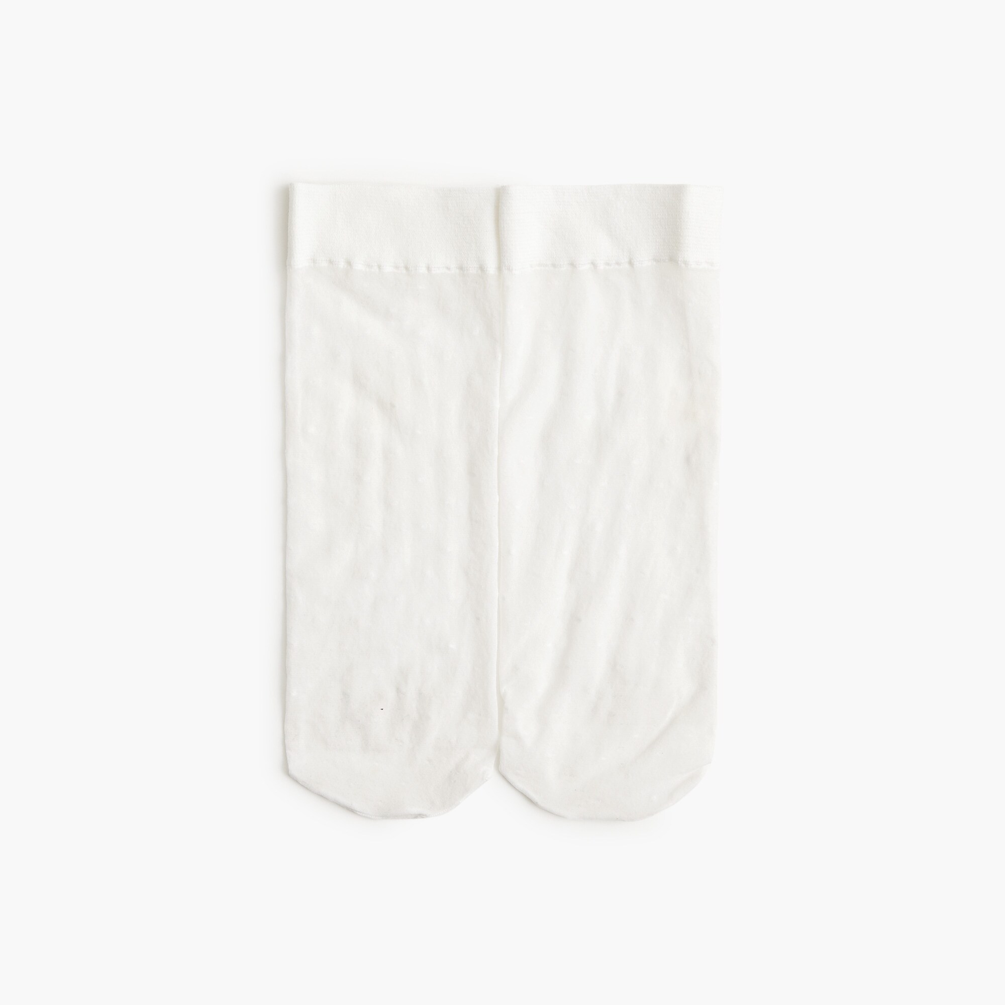 Sheer polka-dot socks