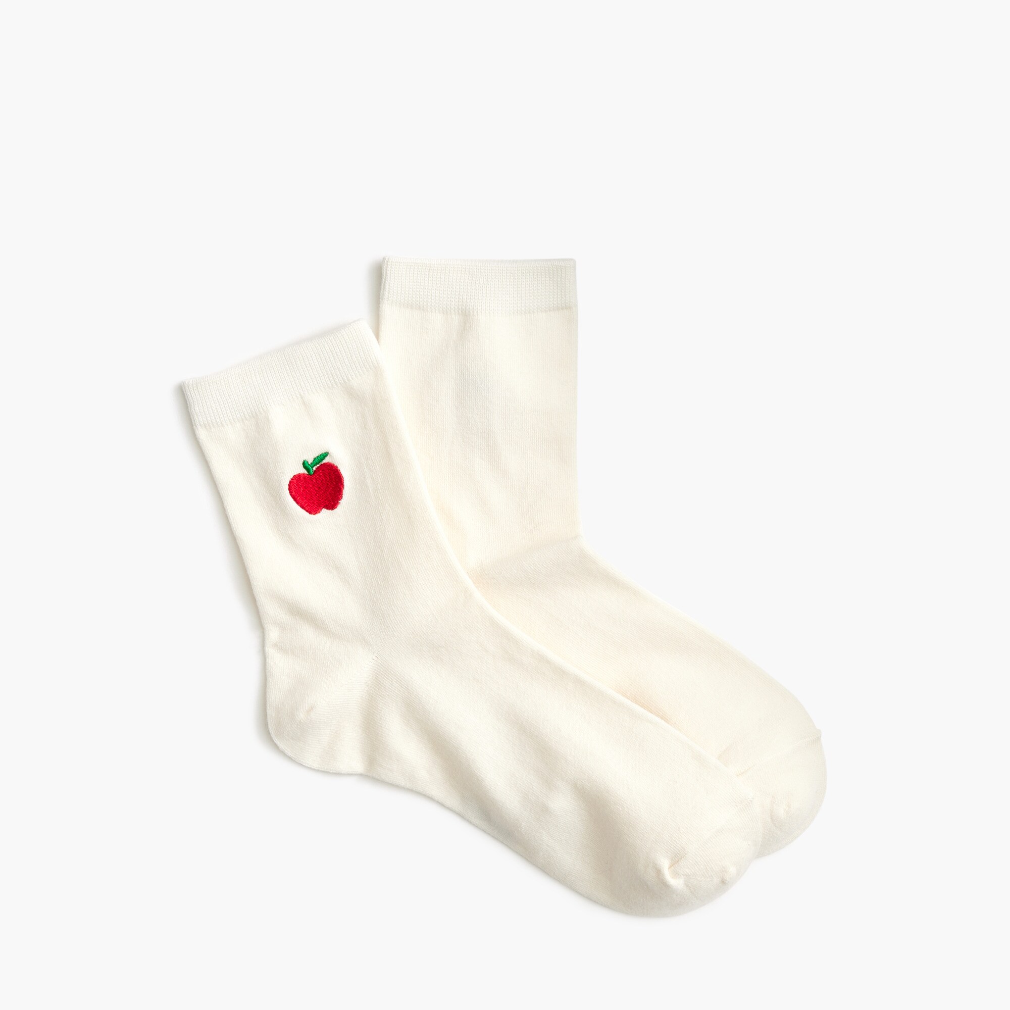 Knit apple boot socks