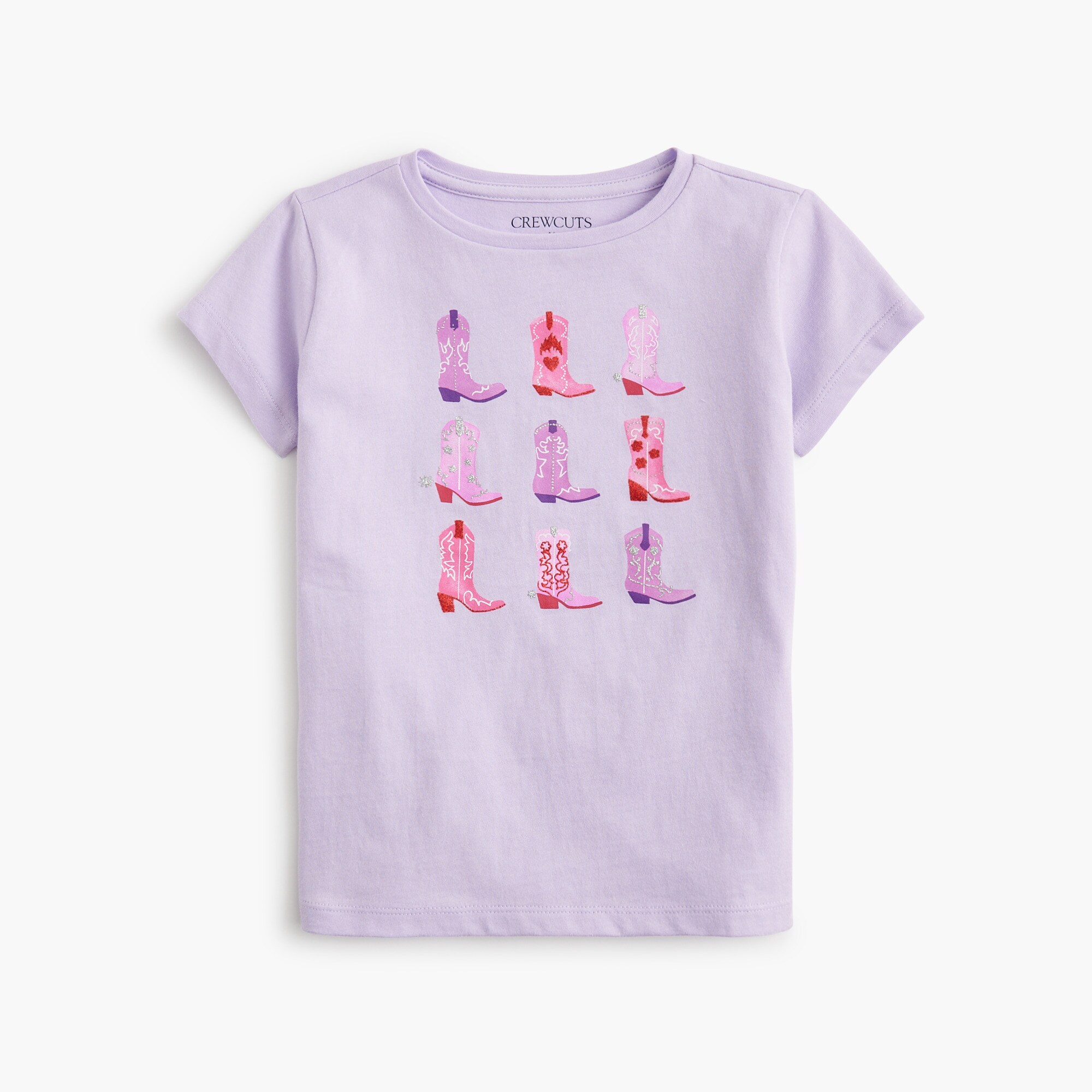 Girls' cowboy boots graphic tee