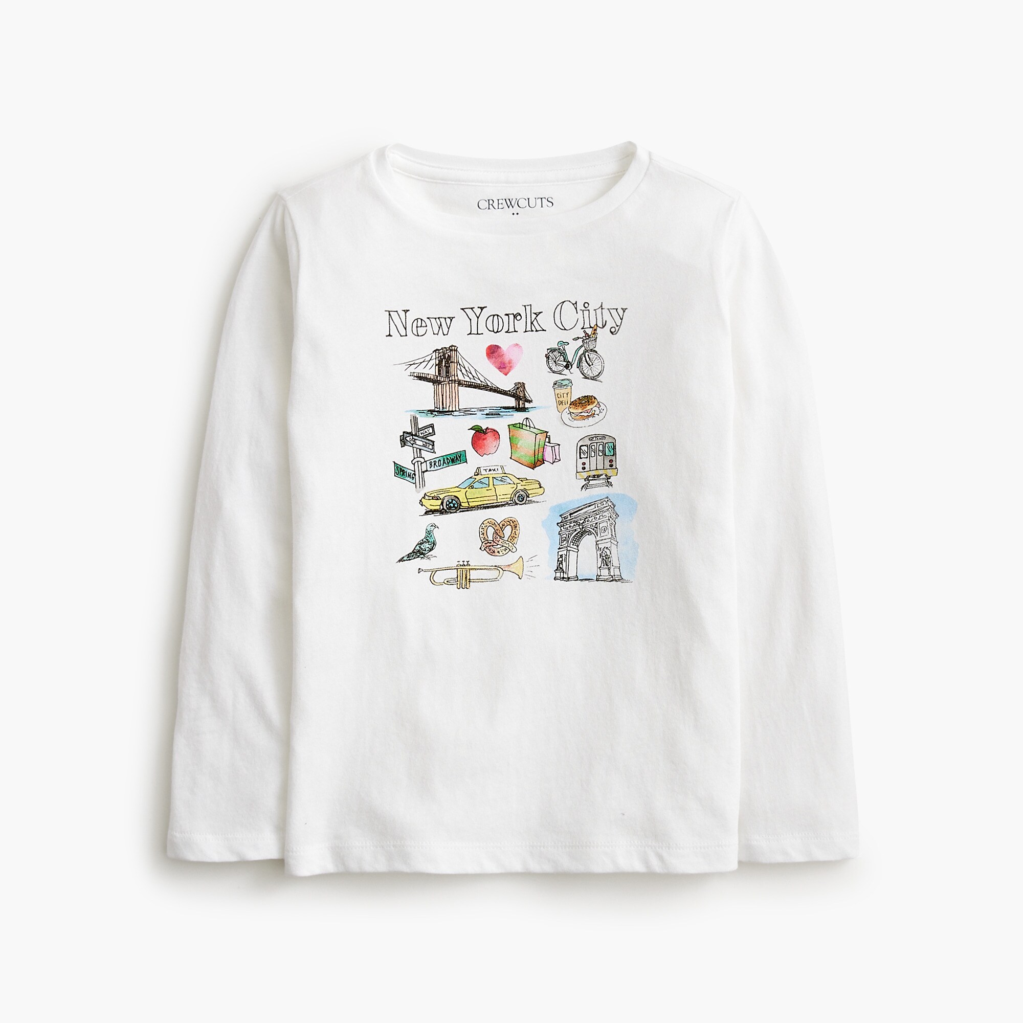 Girls' New York City Graphic Tee For Girls Factory