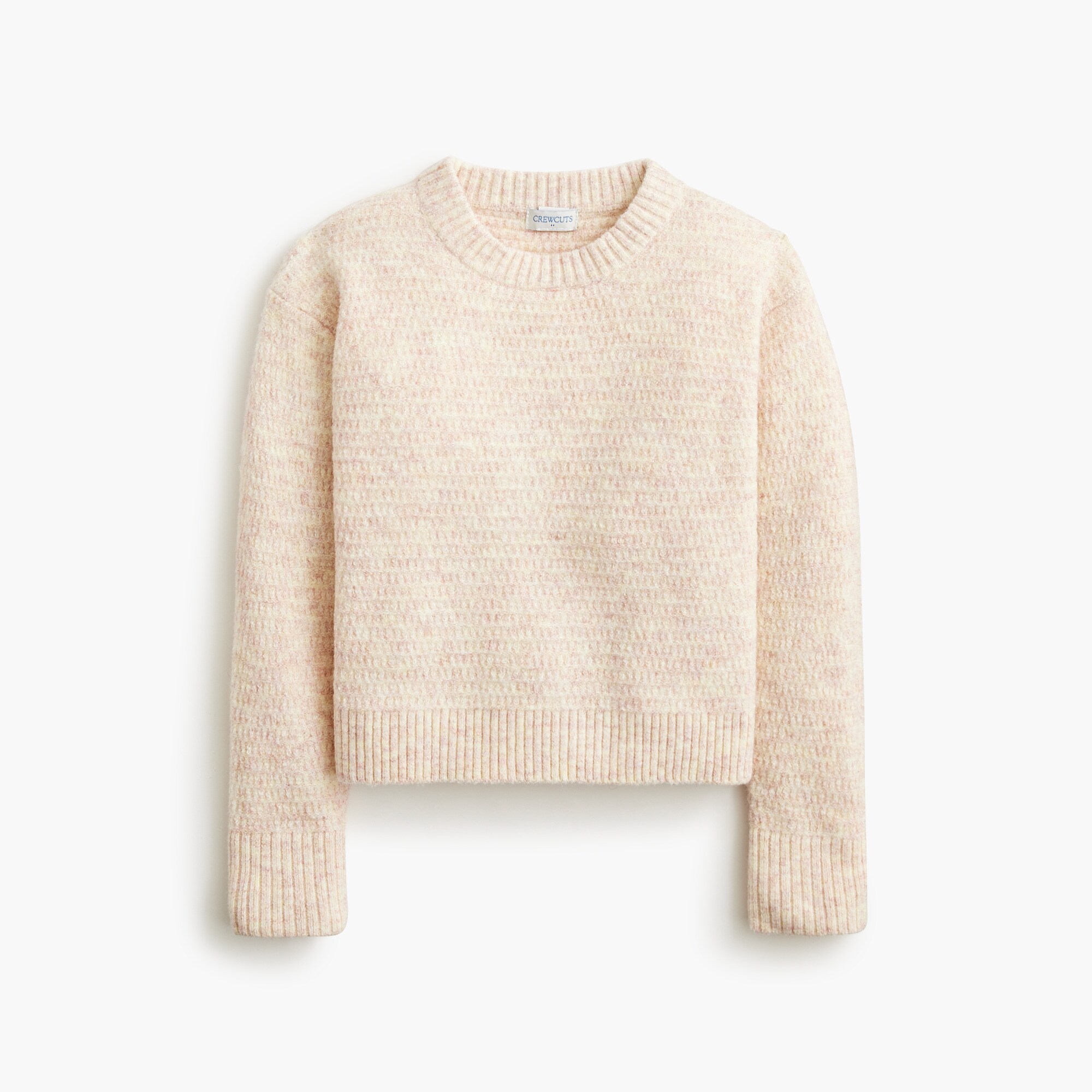 girls' cotton-soft crewneck sweater for girls