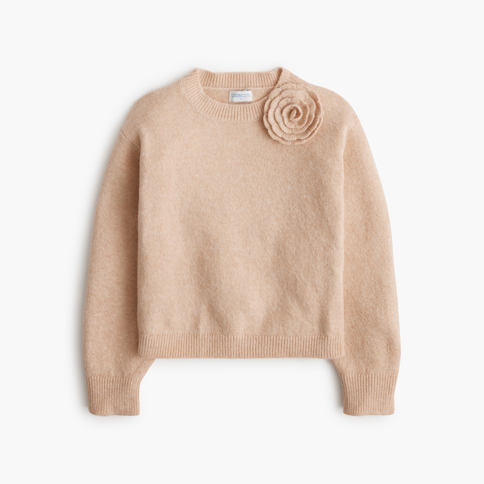 girls Girls' flower appliqu&eacute; sweater