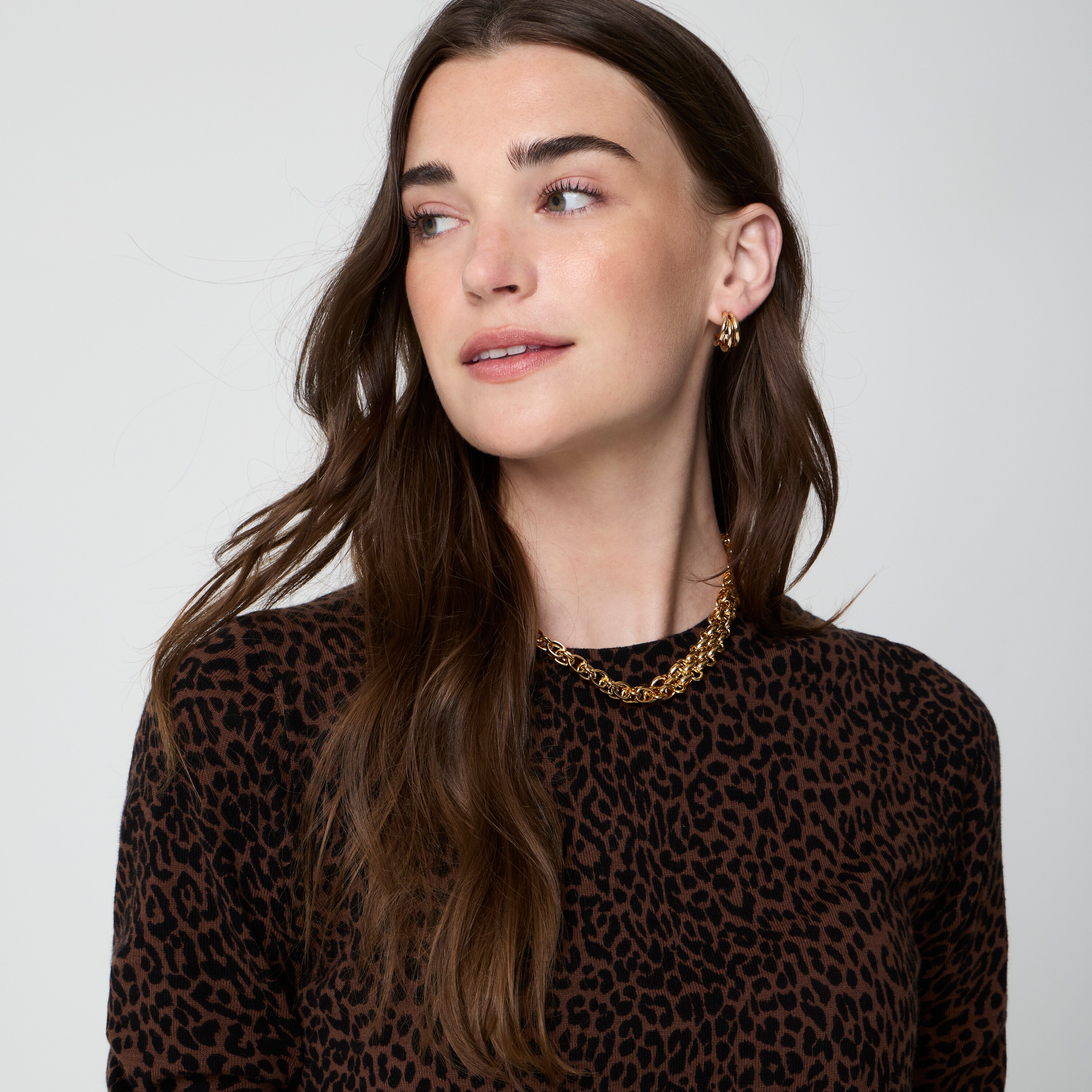 Leopard Teddie sweater