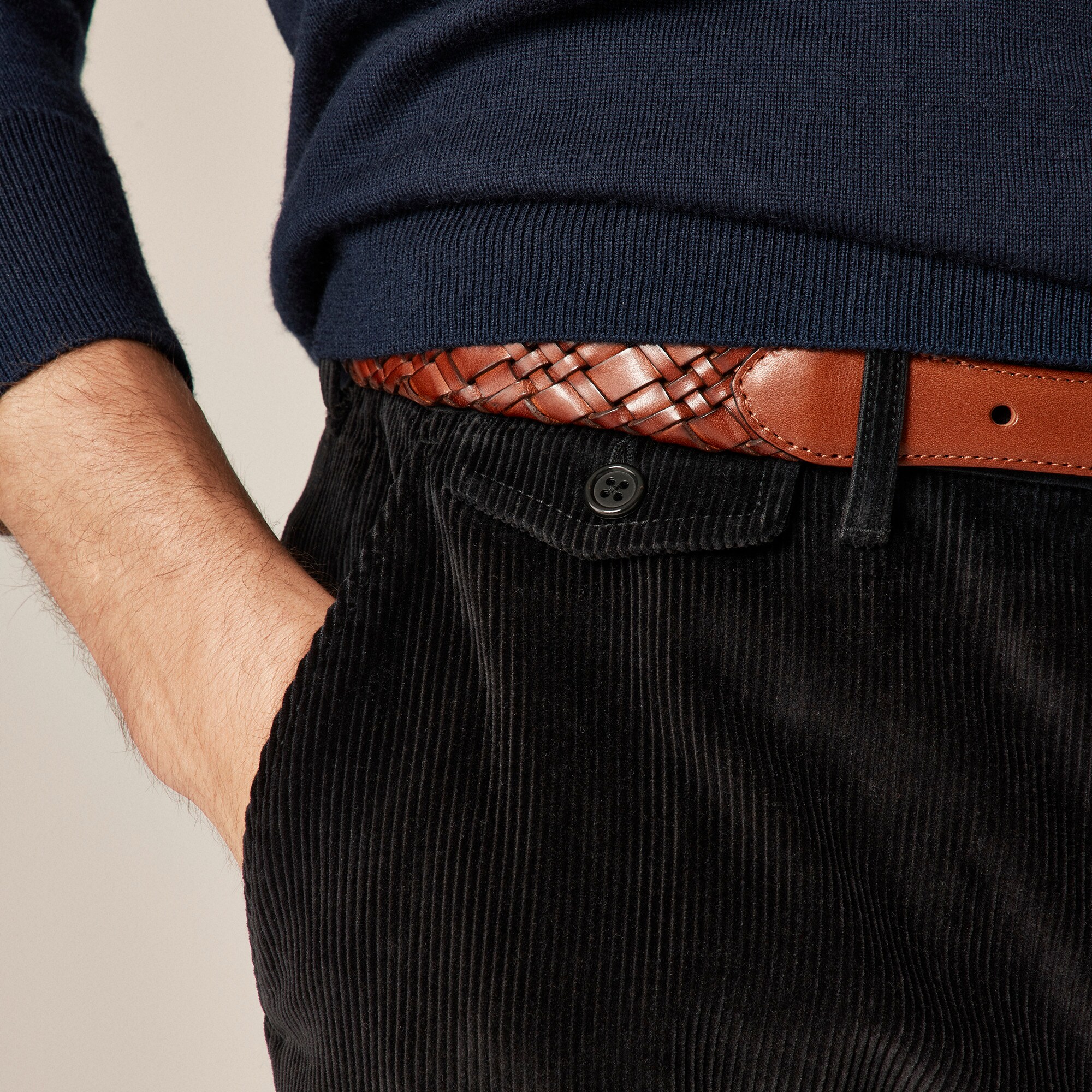Classic-fit 10-wale corduroy trouser