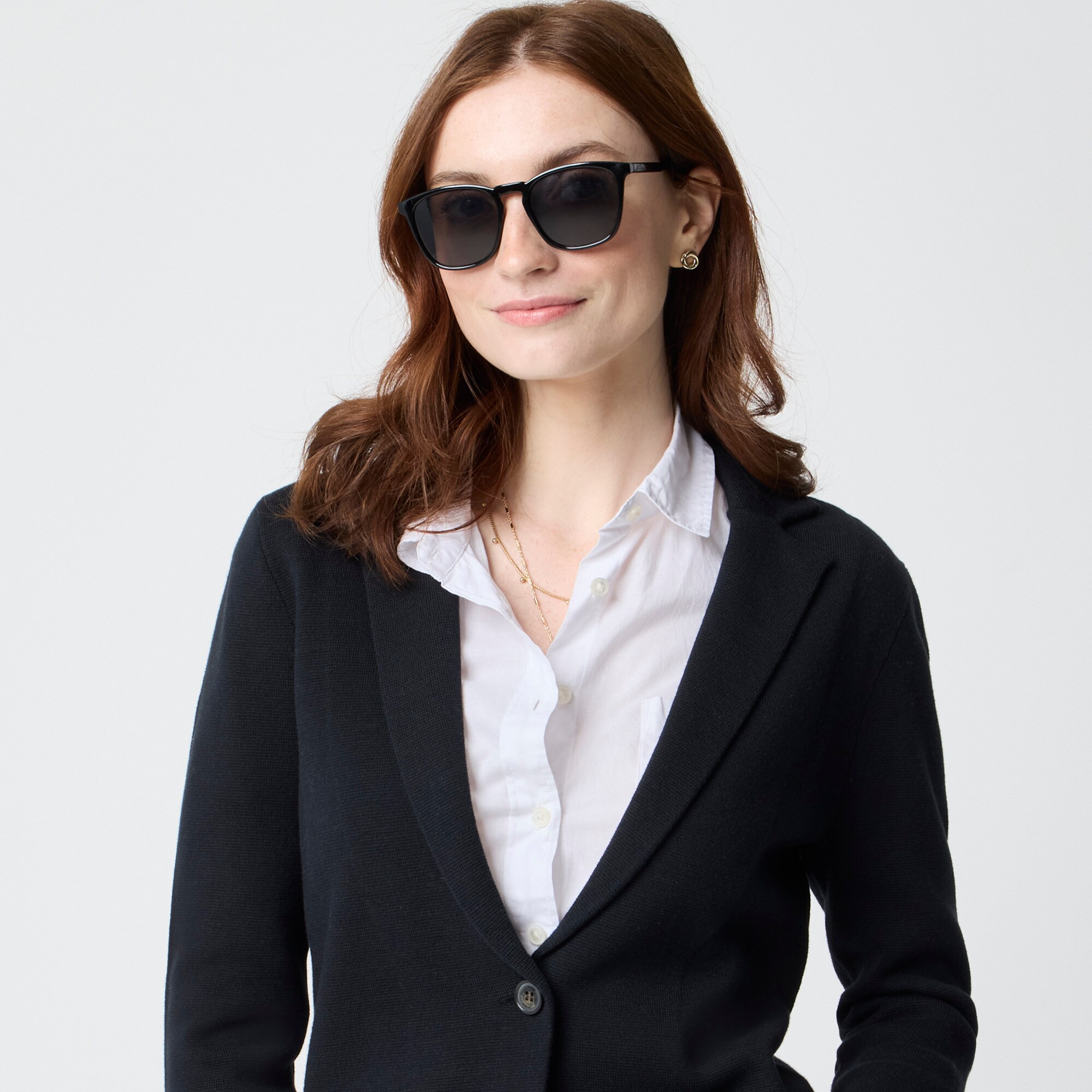 Petite schoolboy sweater blazer