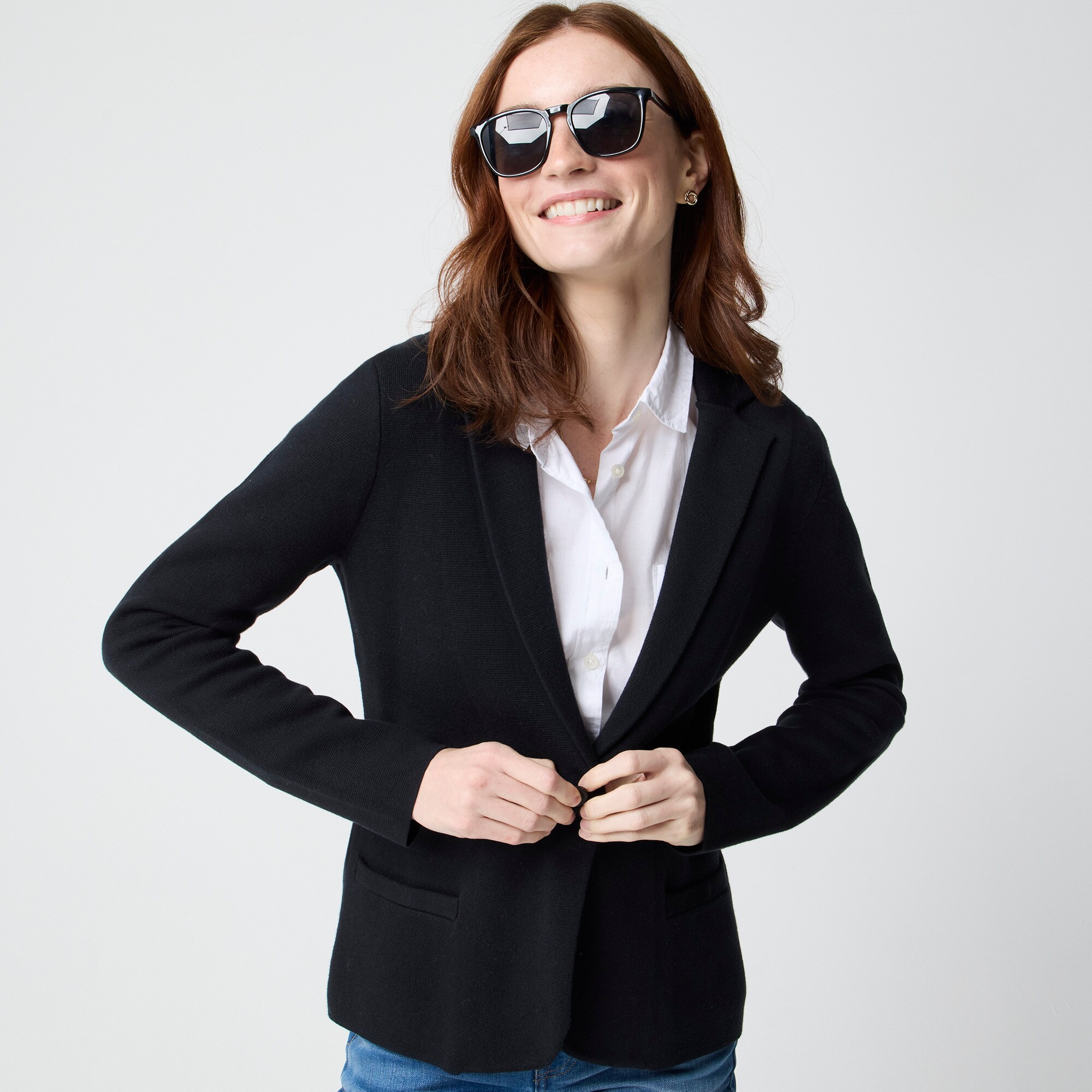 womens Schoolboy sweater blazer