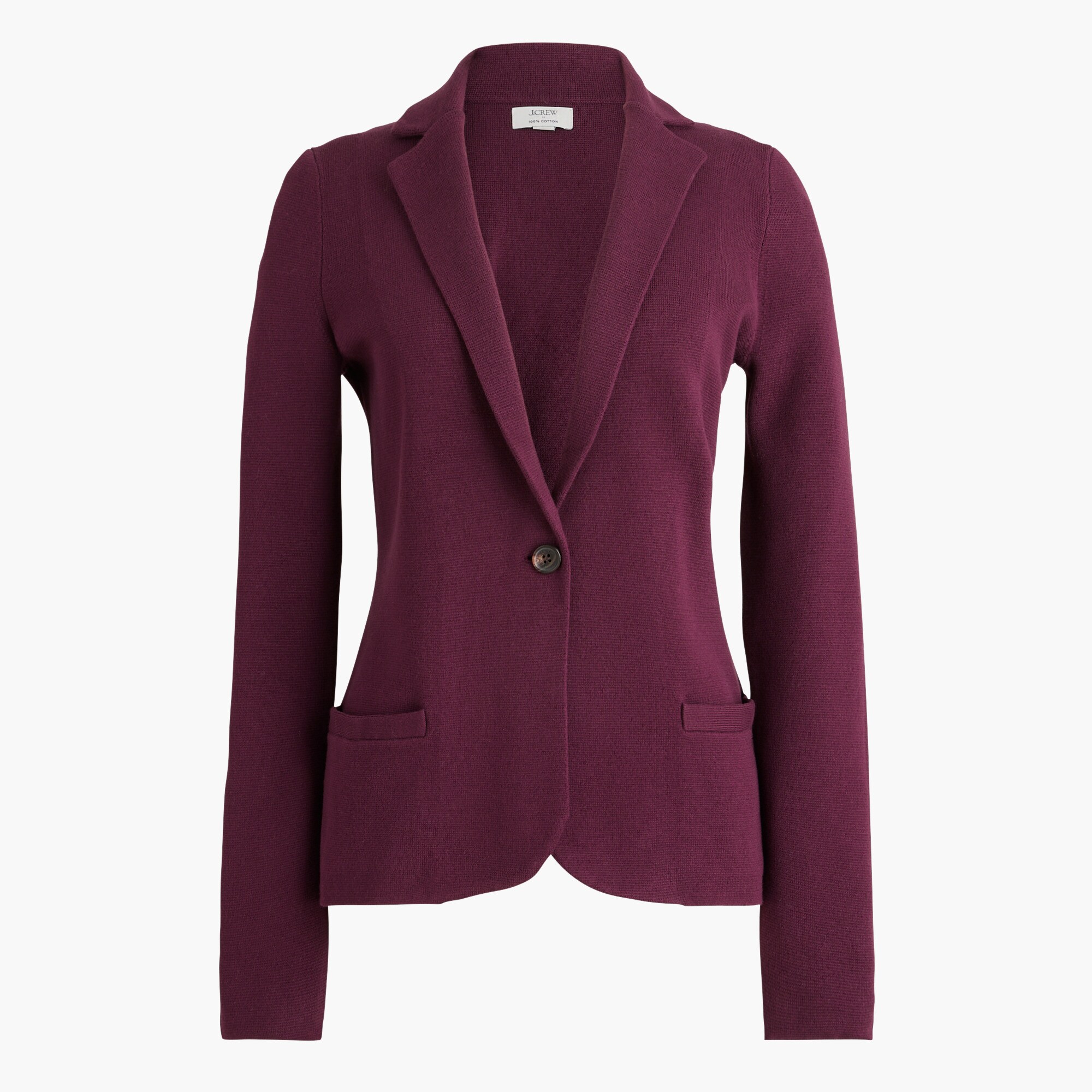 Cotton cardigan sweater lady jacket