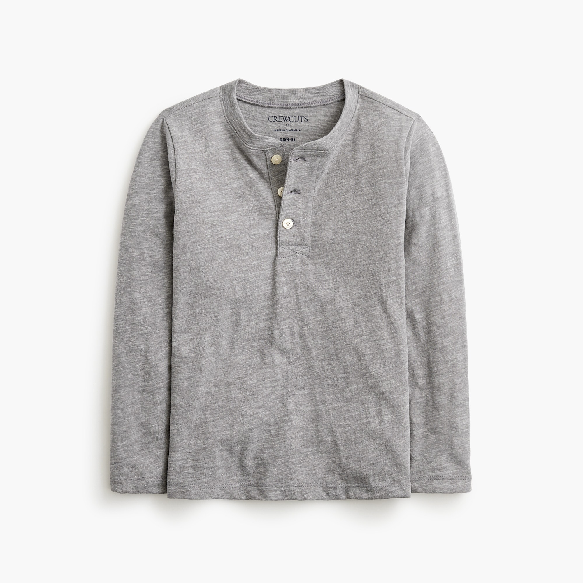 boys' long-sleeve henley tee for boys