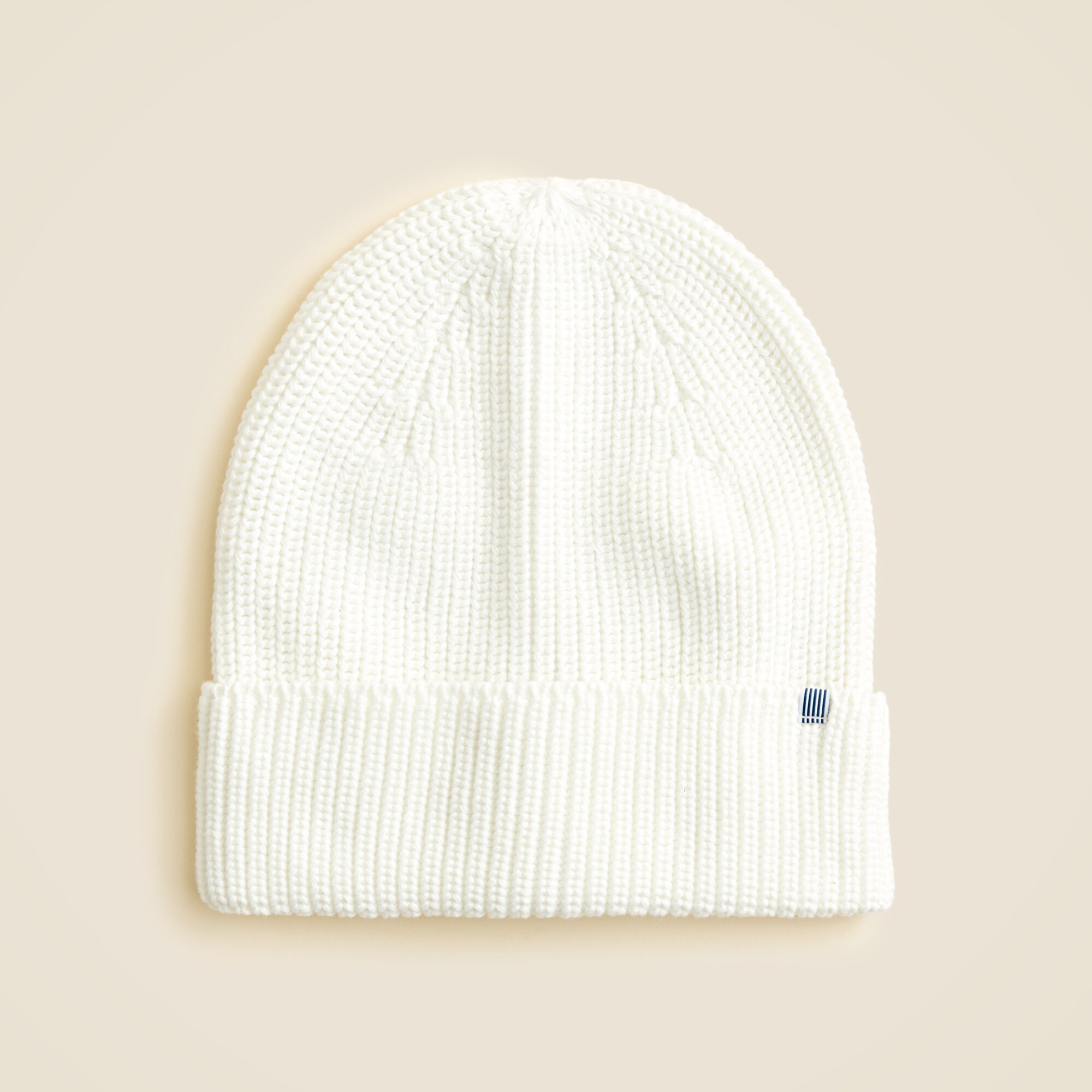 Reiss Wool Ivory Beanie One-Size Reiss Merino Wool Ribbed Scarf And Beanie Set in Off White  main image 3