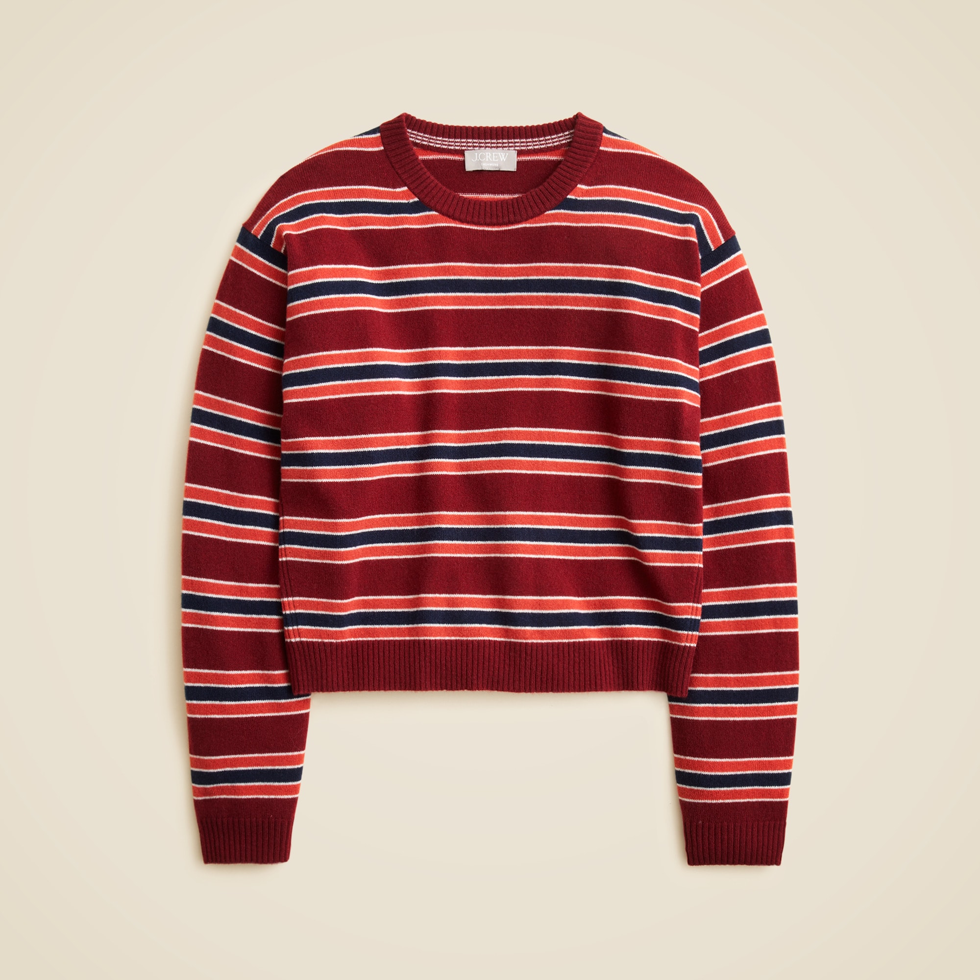 レディースウェア BRIEFING WOMEN STRIPE CREW NECK KNIT M 41tXJ9YsDML.jpg