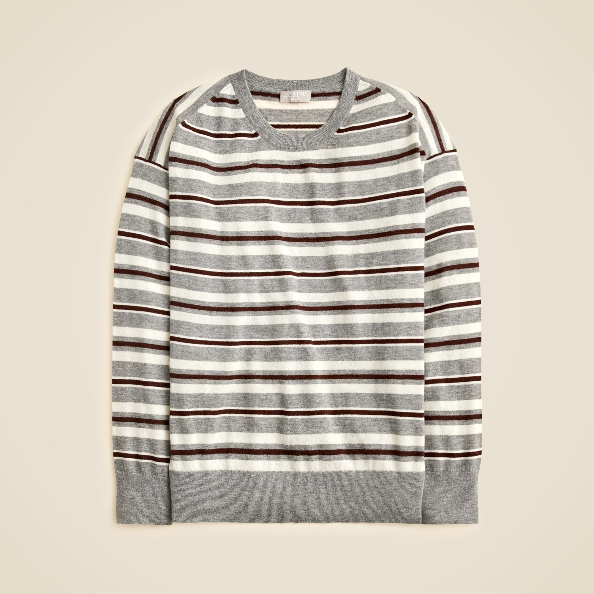  Featherweight cashmere relaxed crewneck sweater