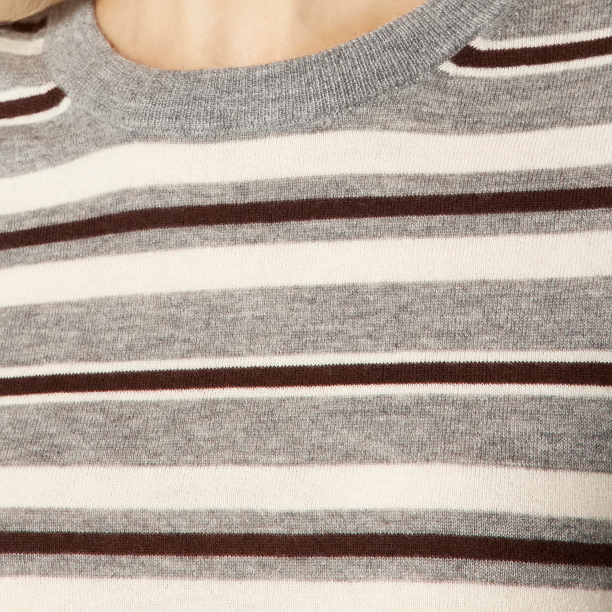 Featherweight cashmere relaxed crewneck sweater