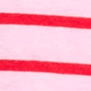 Girls' long-sleeve heart-pocket T-shirt in vintage jersey PINK BUQUET