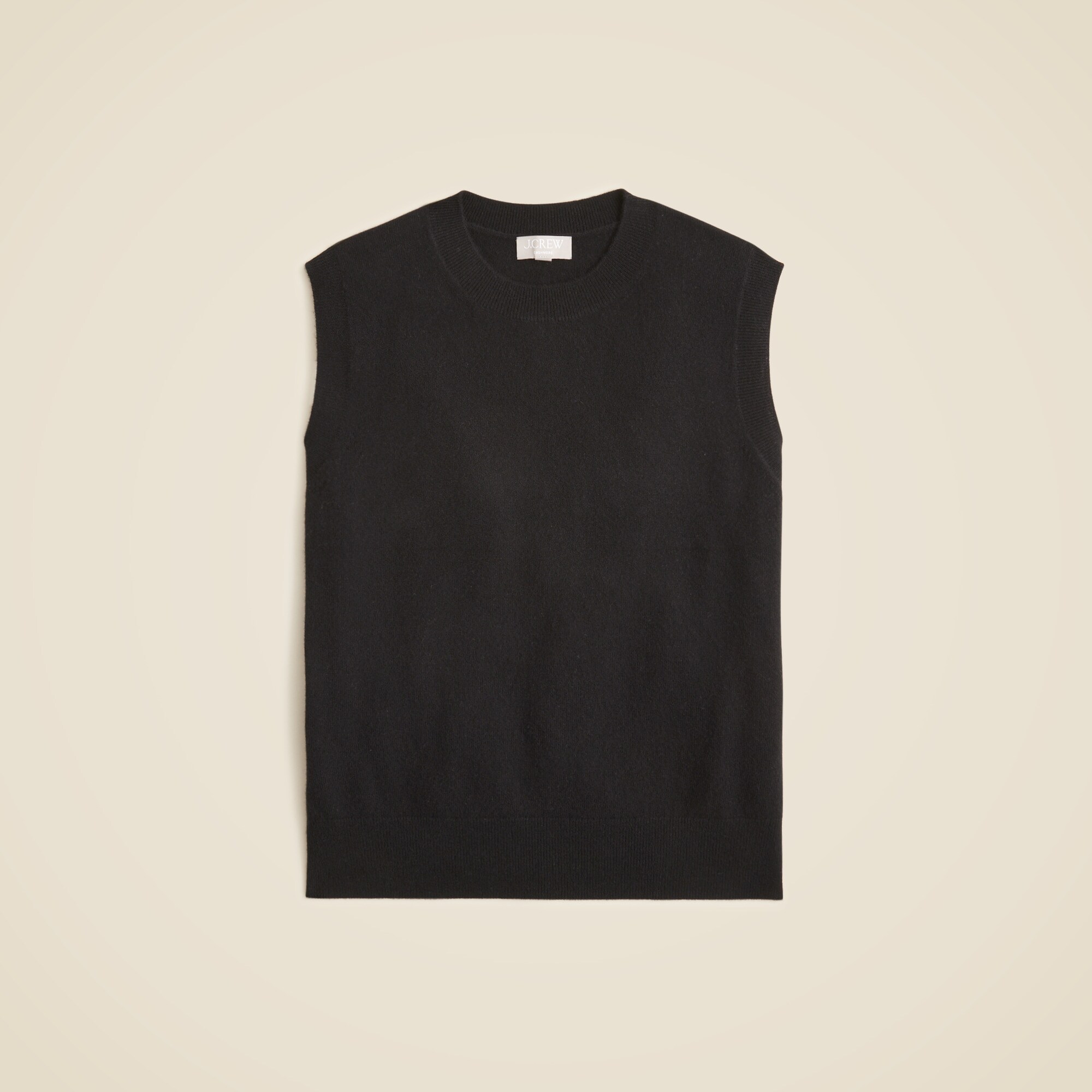 Cashmere relaxed sweater-vest