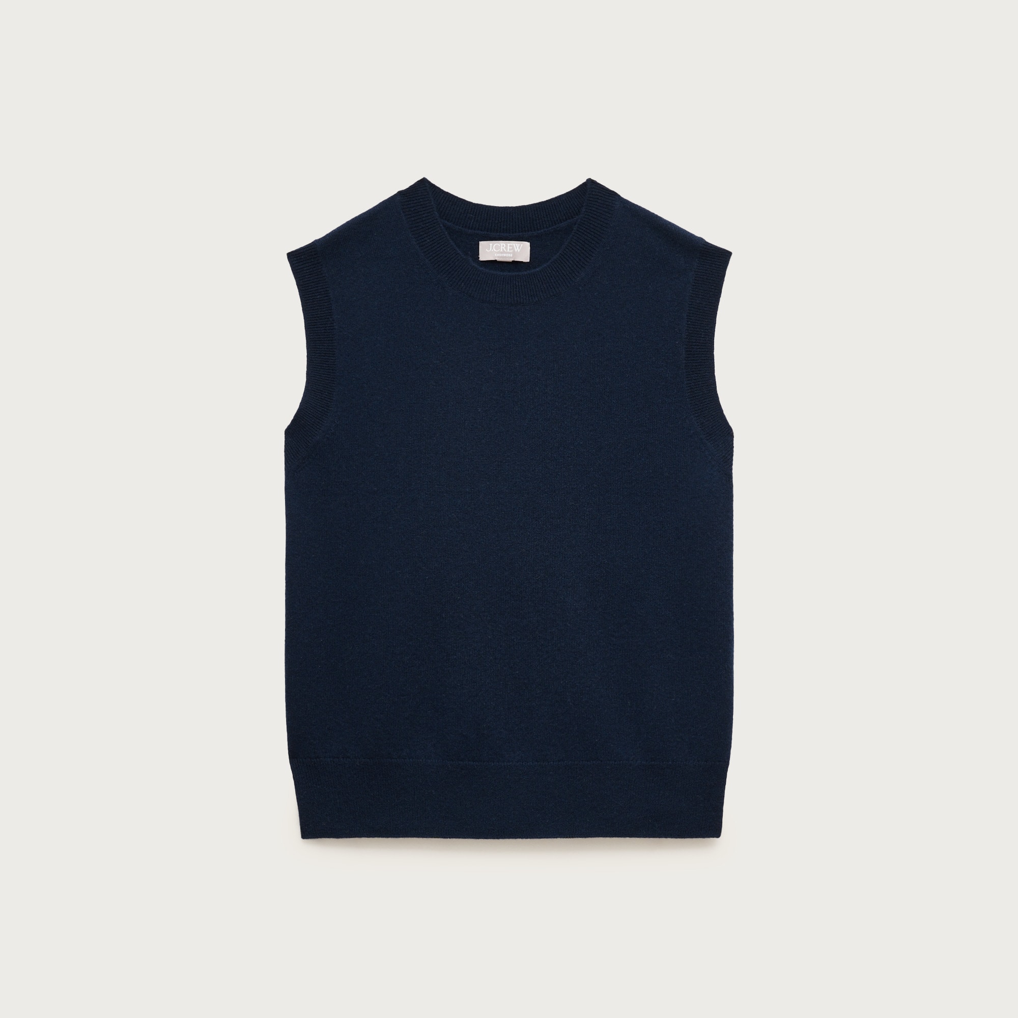 Cashmere relaxed sweater-vest