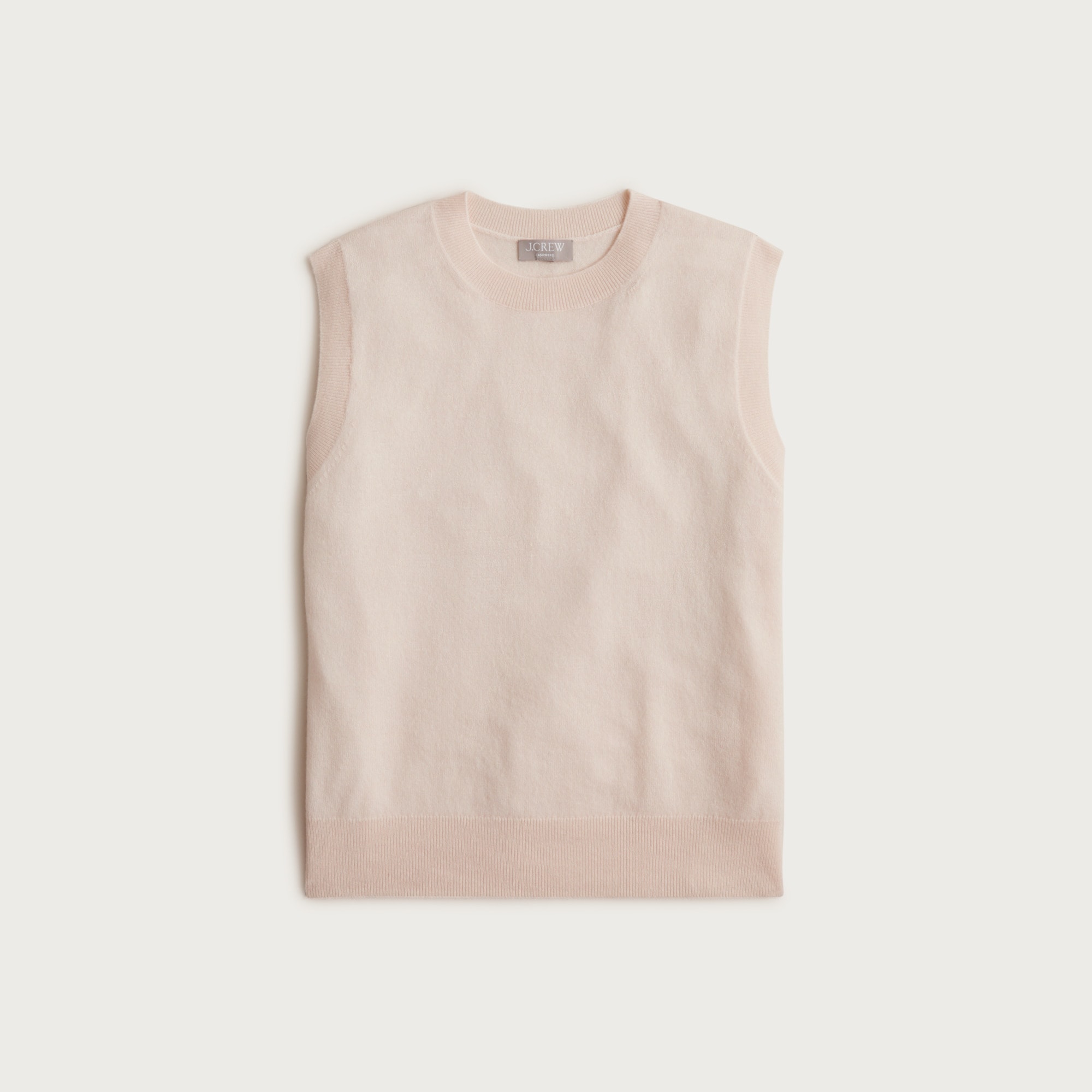Cashmere relaxed sweater-vest