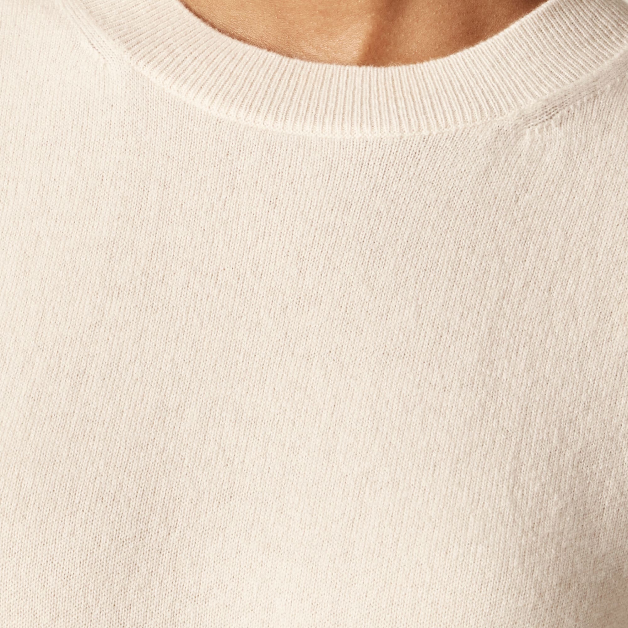 Cashmere relaxed sweater shell