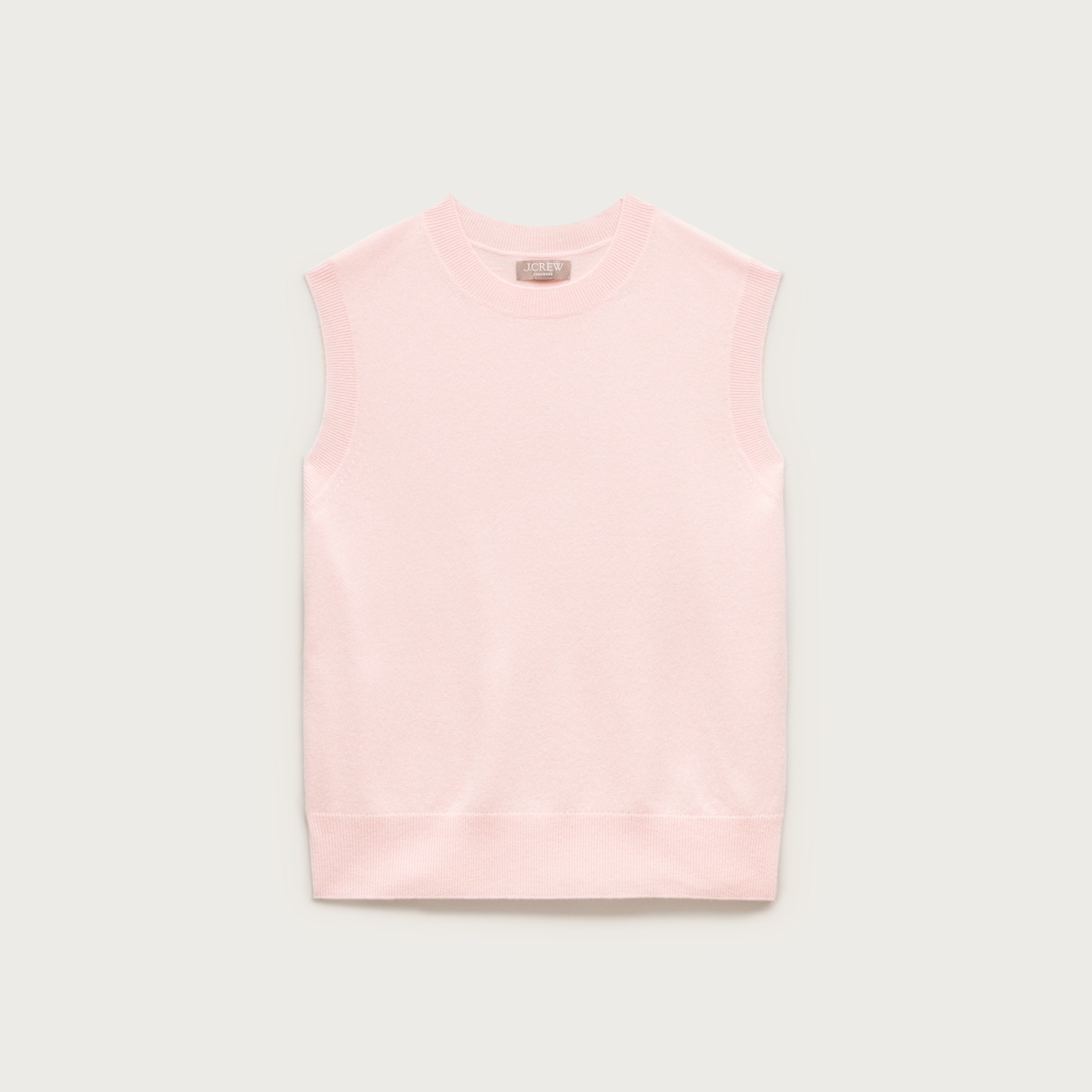 Cashmere relaxed sweater-vest
