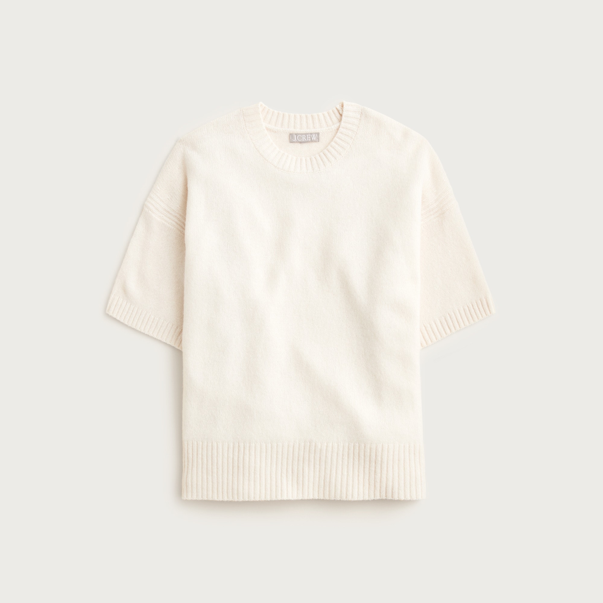 womens Oversized sweater-tee in vintage wool