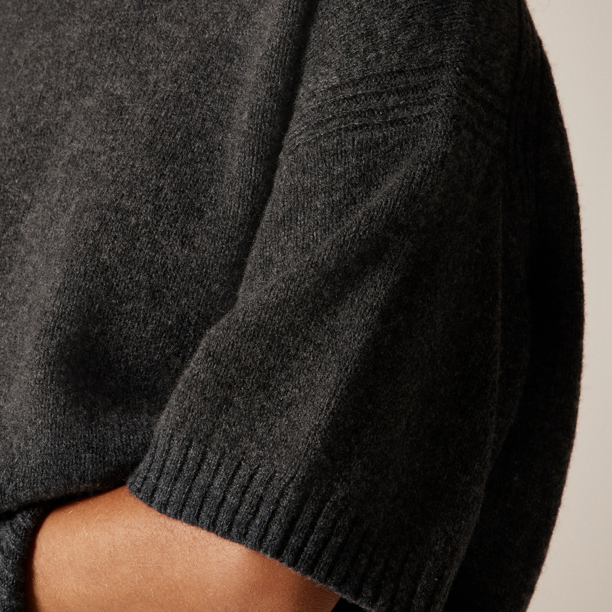 Oversized sweater-tee in vintage wool