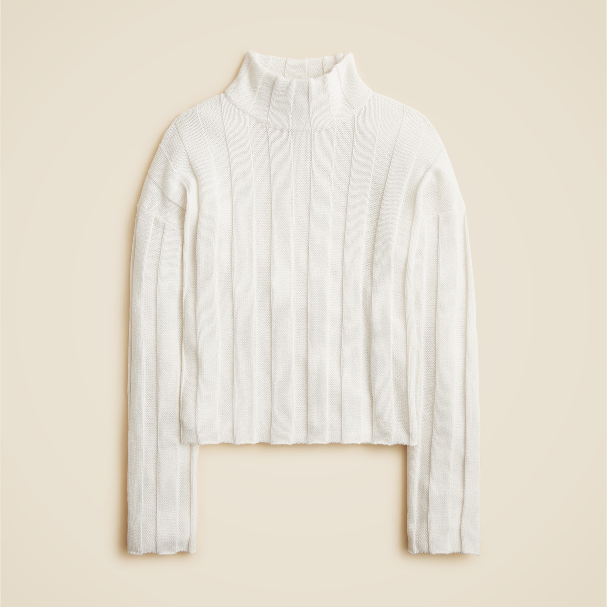 Nipped straight pant in faux leather
