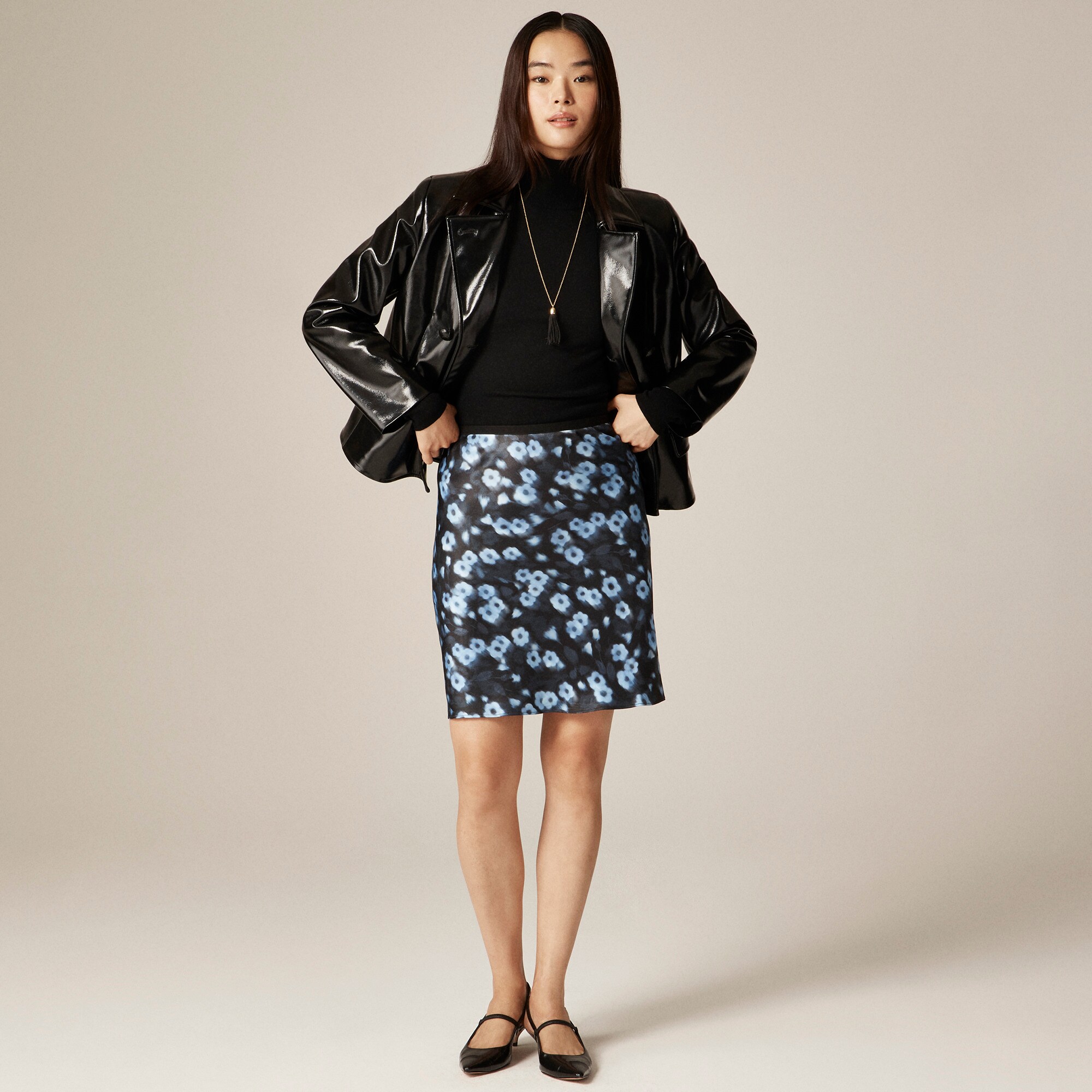 Carolyn turtleneck sweater in merino wool