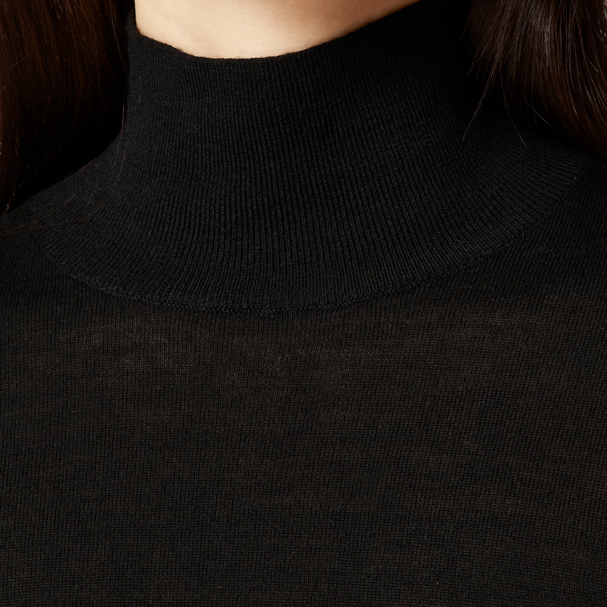 Carolyn turtleneck sweater in merino wool