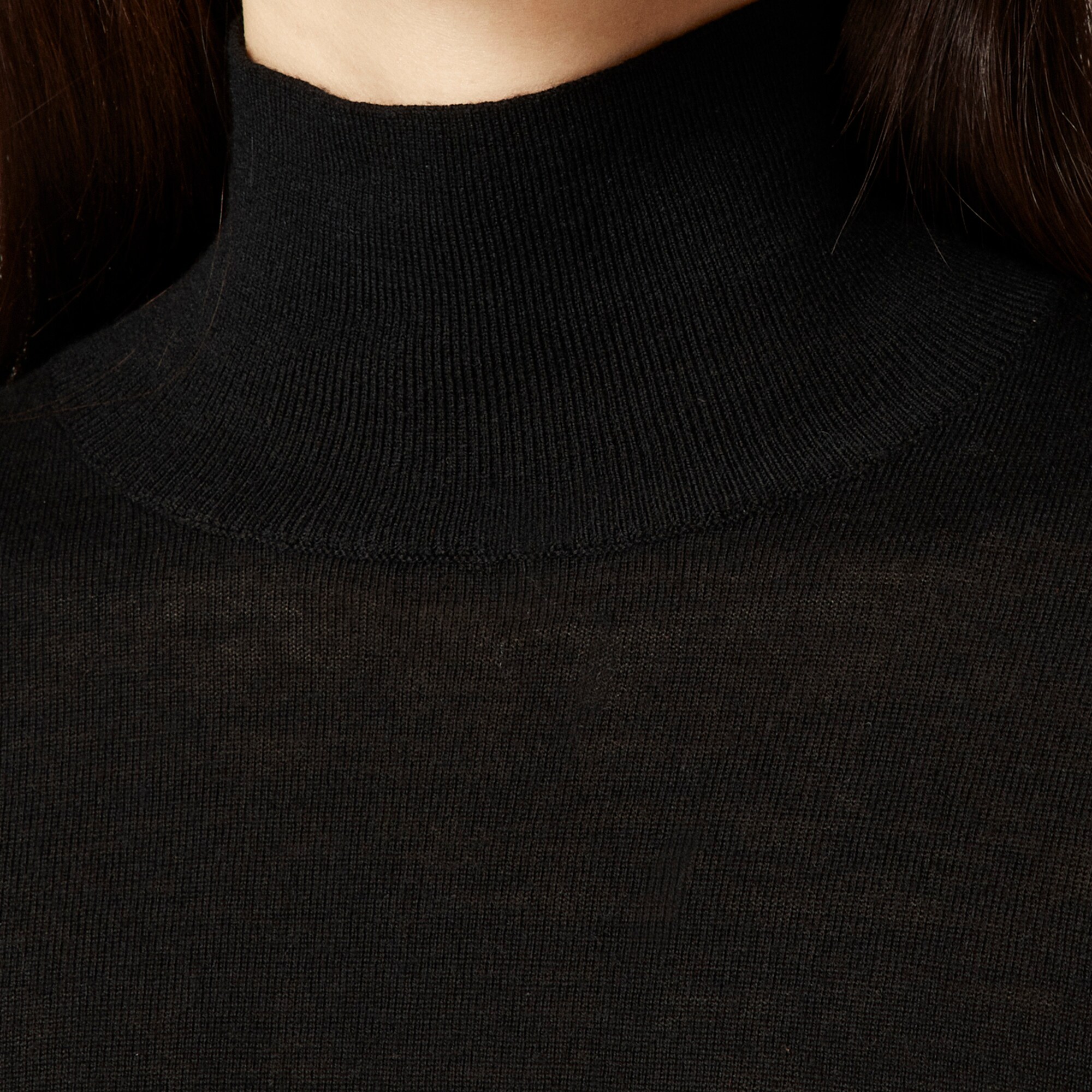 Carolyn turtleneck sweater in merino wool
