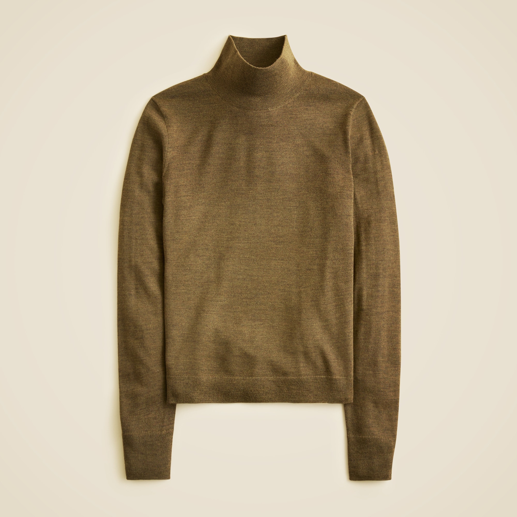 Carolyn Turtleneck Sweater In Striped Merino Wool For Women