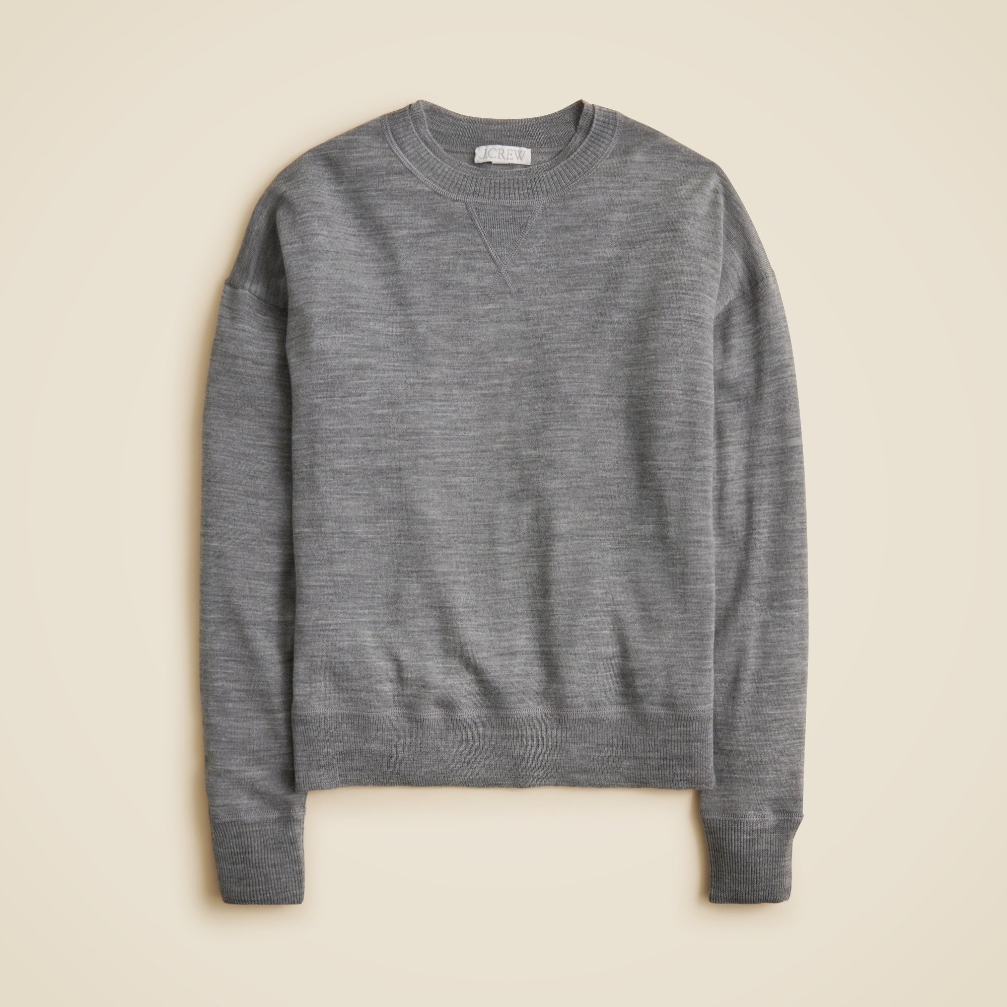 新品　BRIEFING MERINO WOOL CREW NECK KNIT CM710_GY6689