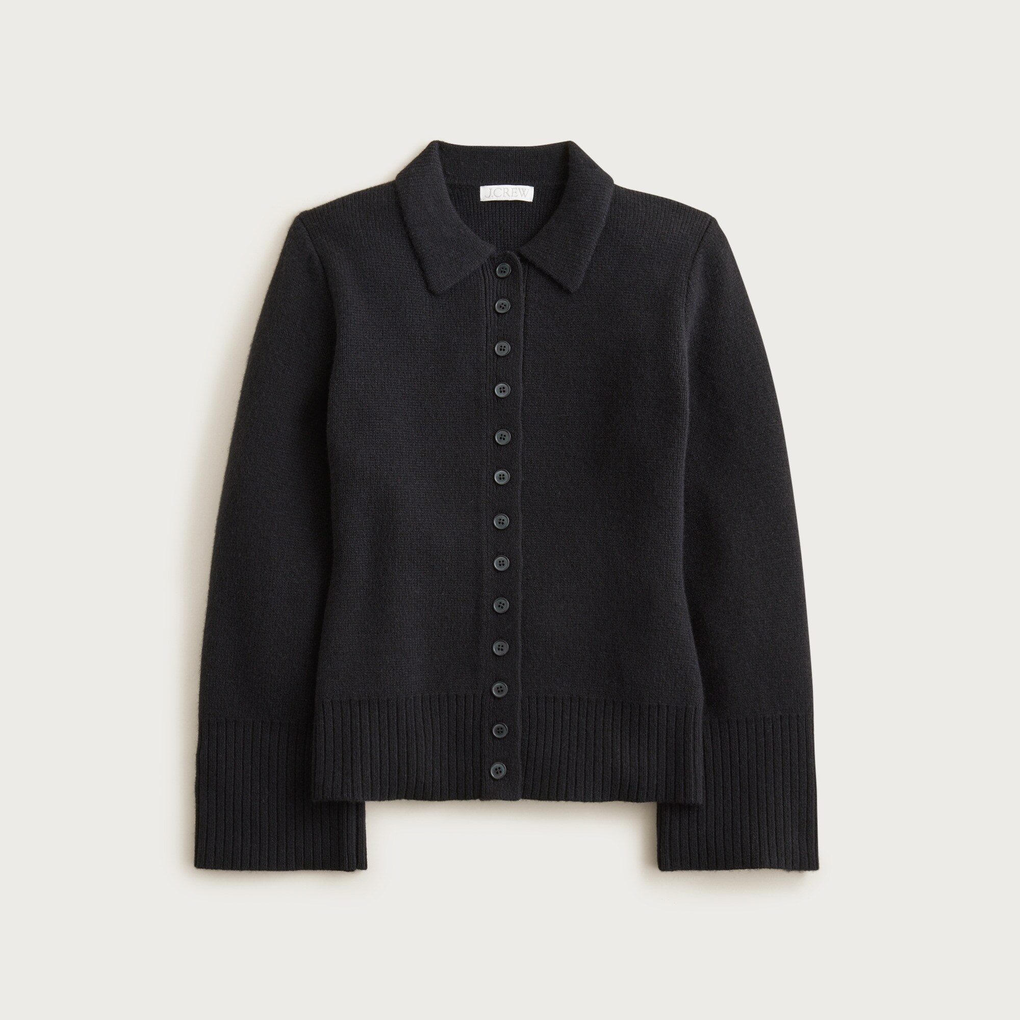 Full-zip flight sweater-jacket