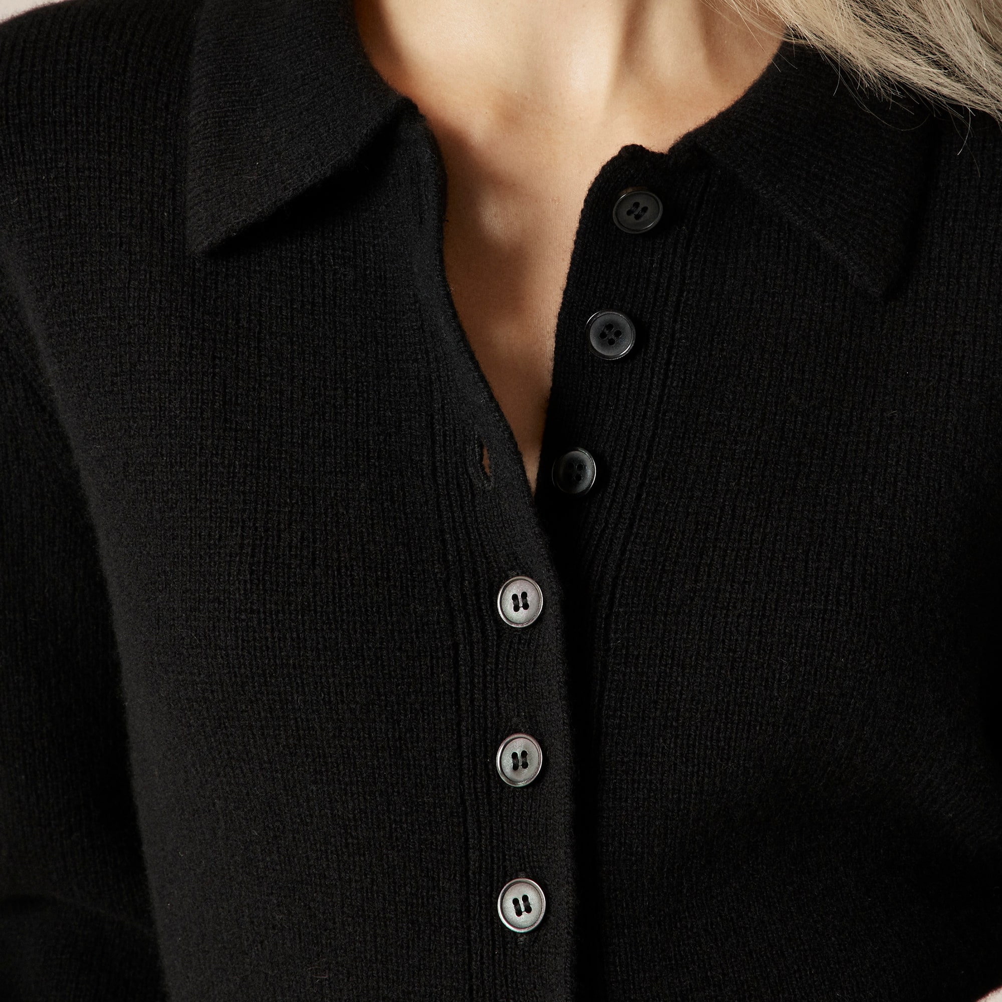 Milano-stitch cinched-waist cardigan