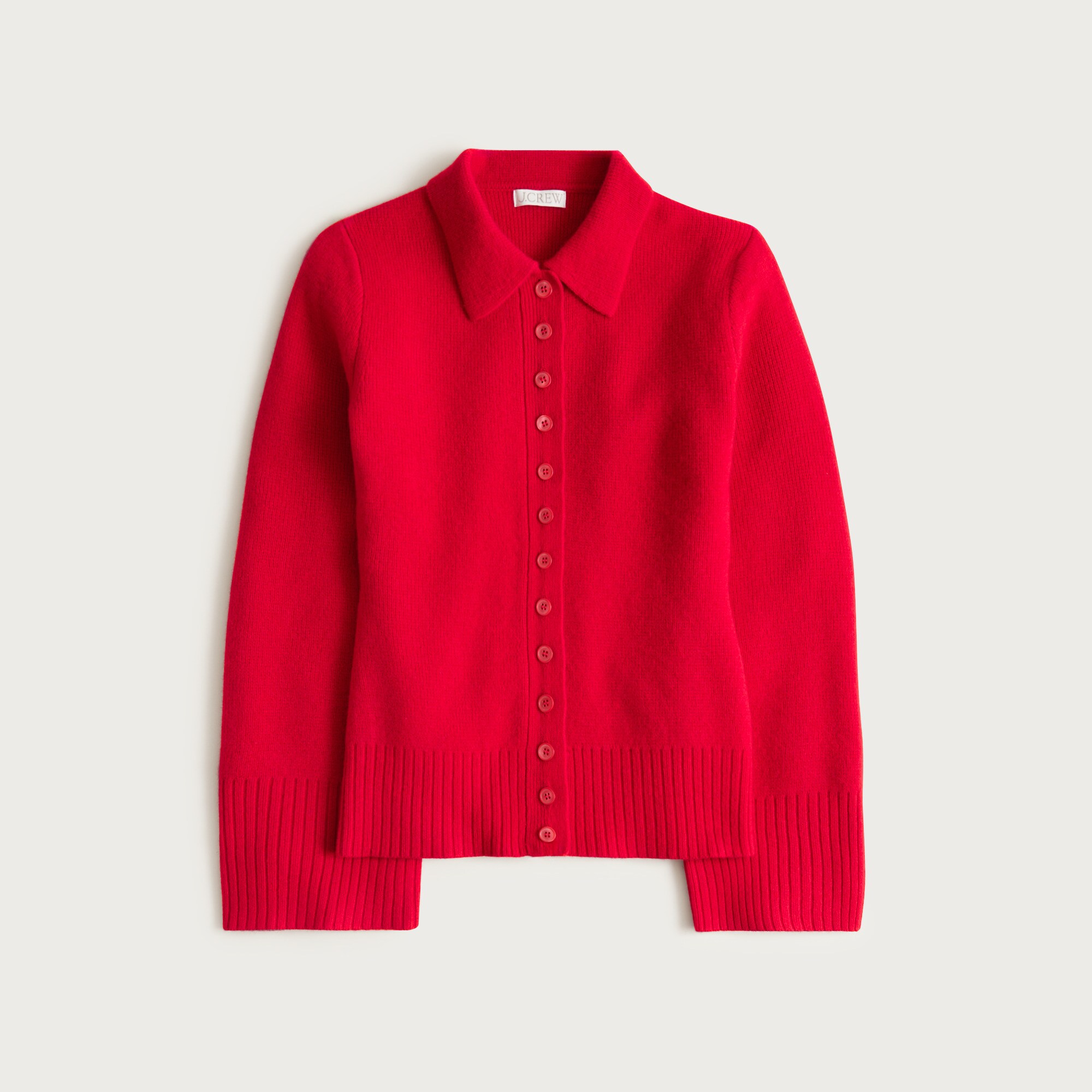  Milano-stitch cinched-waist cardigan