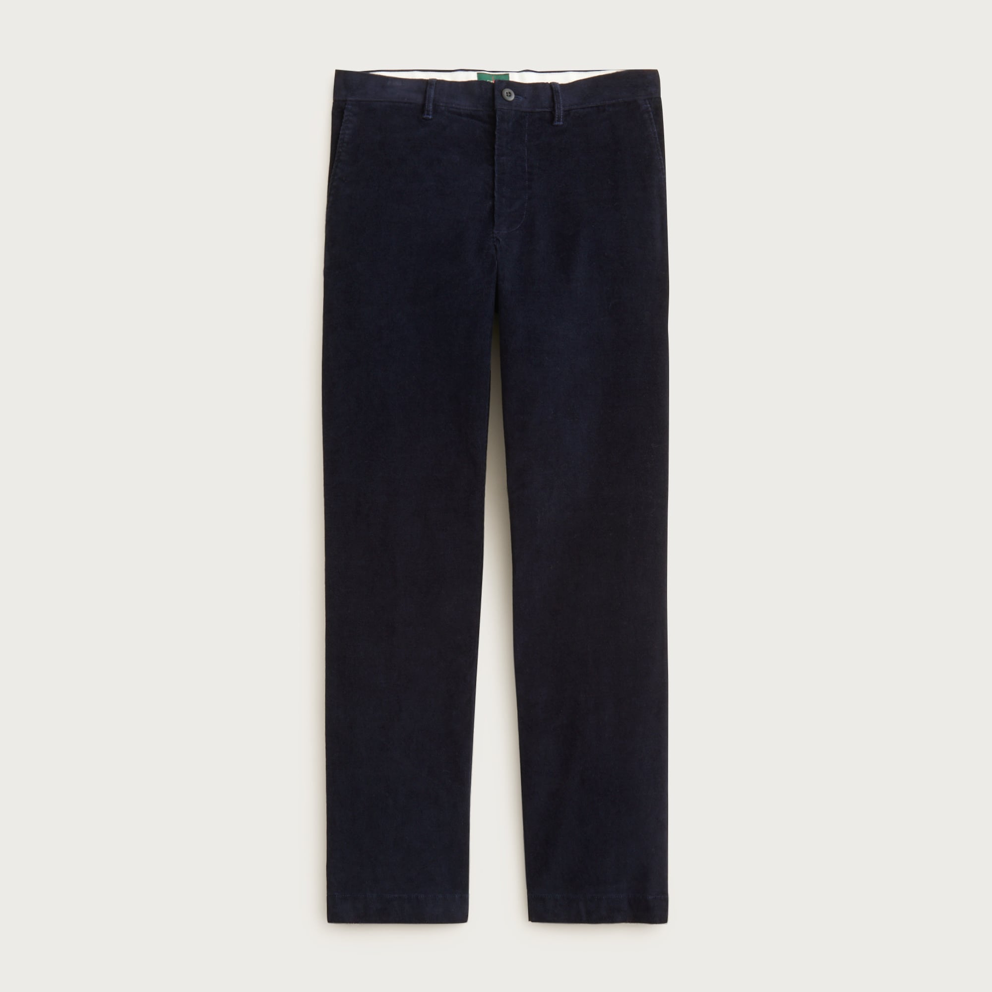 Broken-in Straight pant in stretch corduroy
