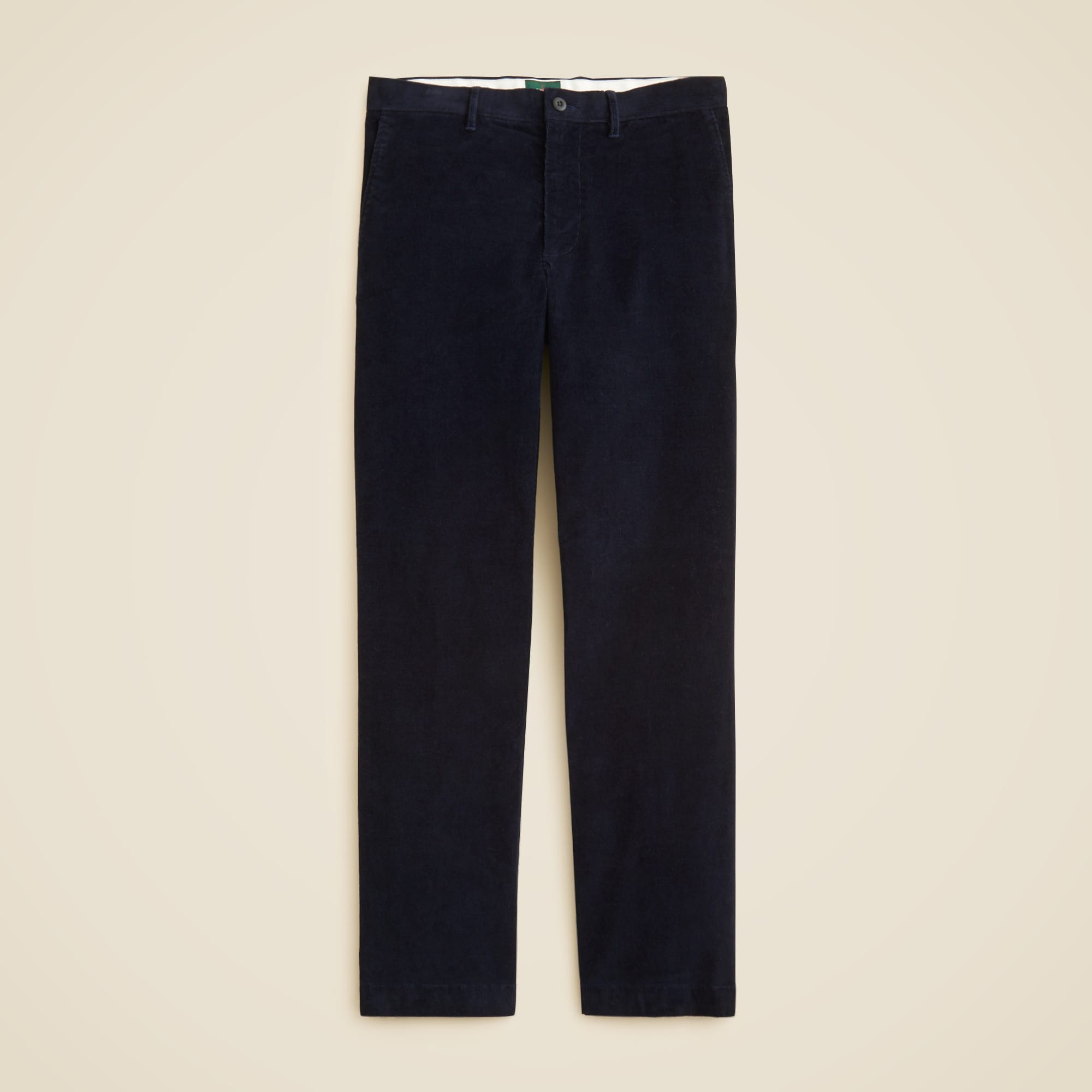 Broken-in Straight pant in stretch corduroy