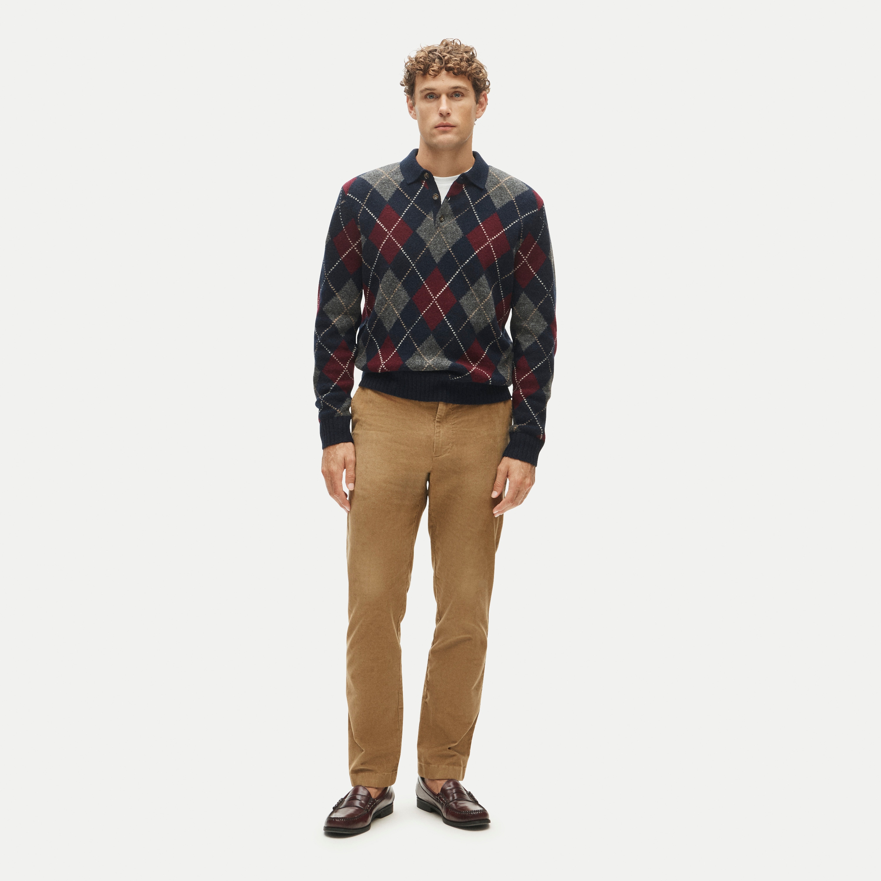 Broken-in Straight pant in stretch corduroy - thumbnail 10
