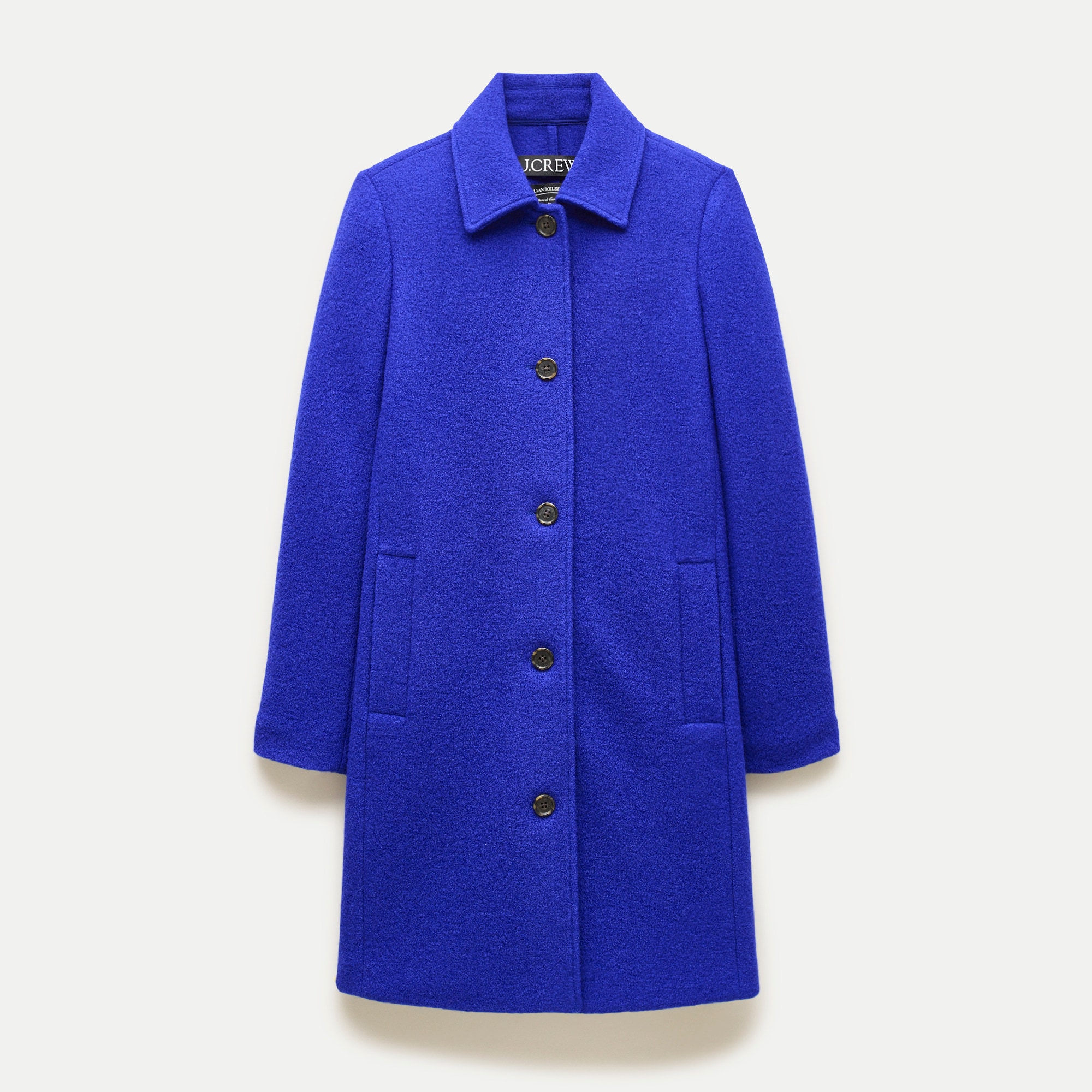 Car Coat In Italian Boiled Wool For Women | J.Crew
