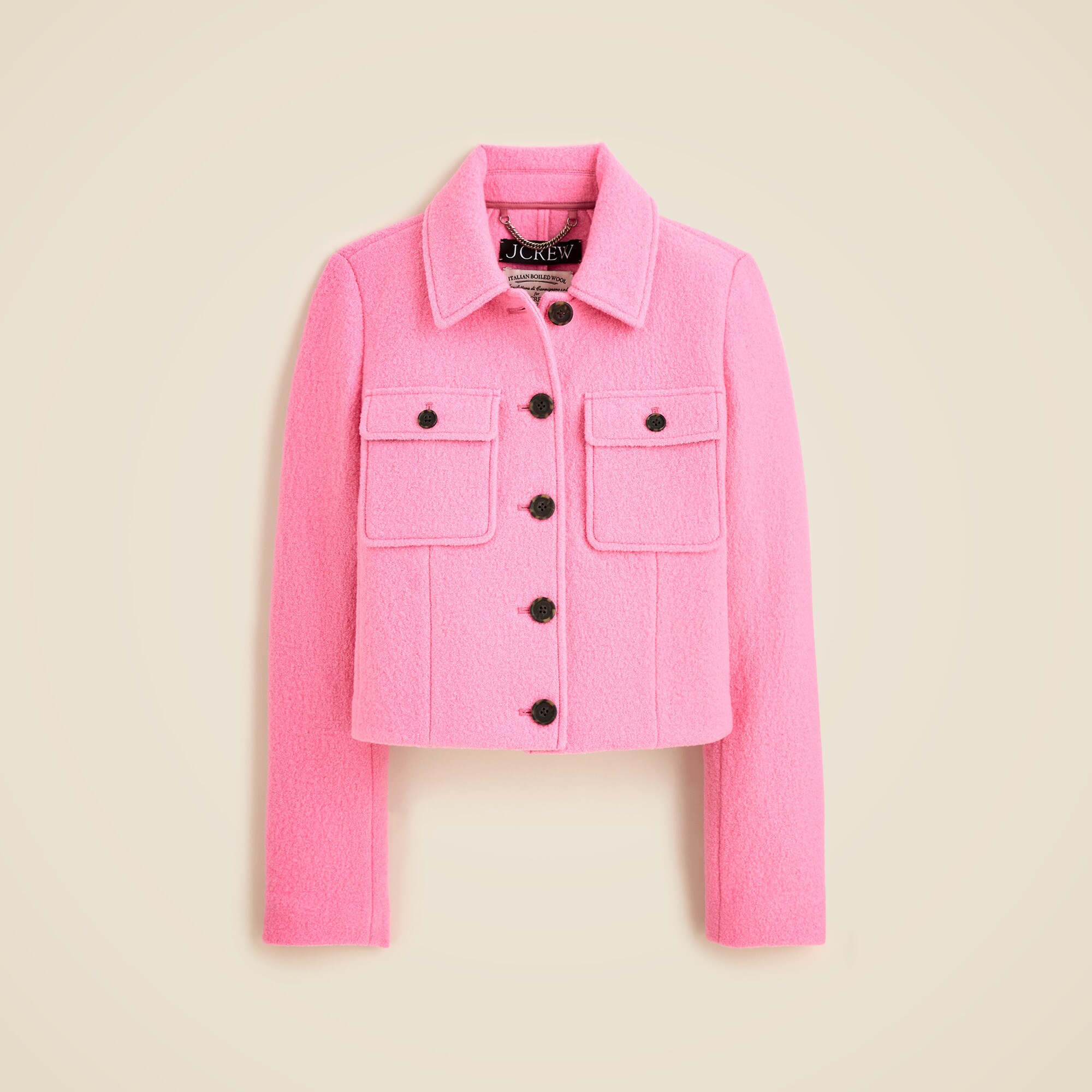  Lady jacket in Italian boiled wool