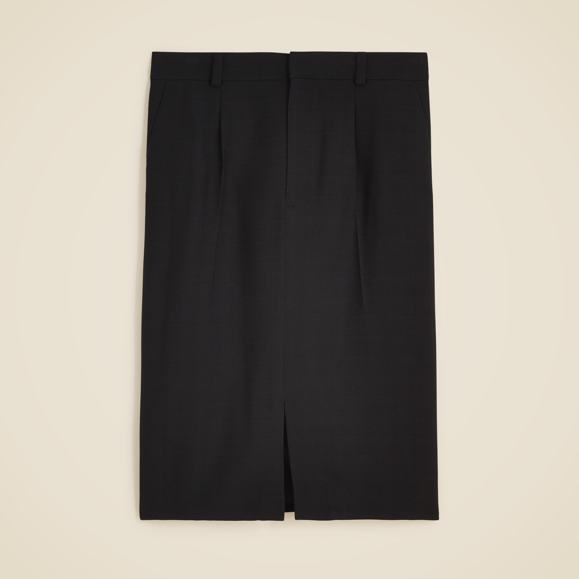 Knee-length sheath skirt