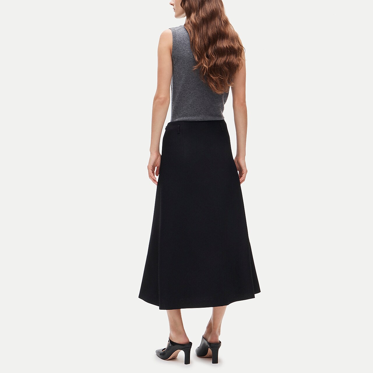 Trouser Pencil Skirt In Duchesse Satin For Women | J.Crew