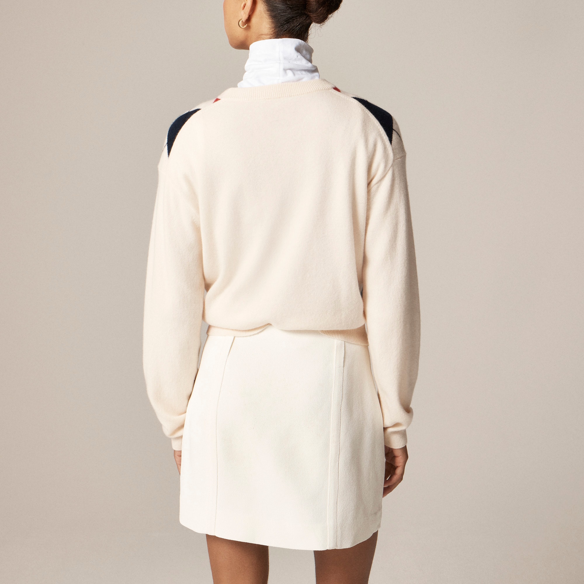 Mini skirt in bouclé