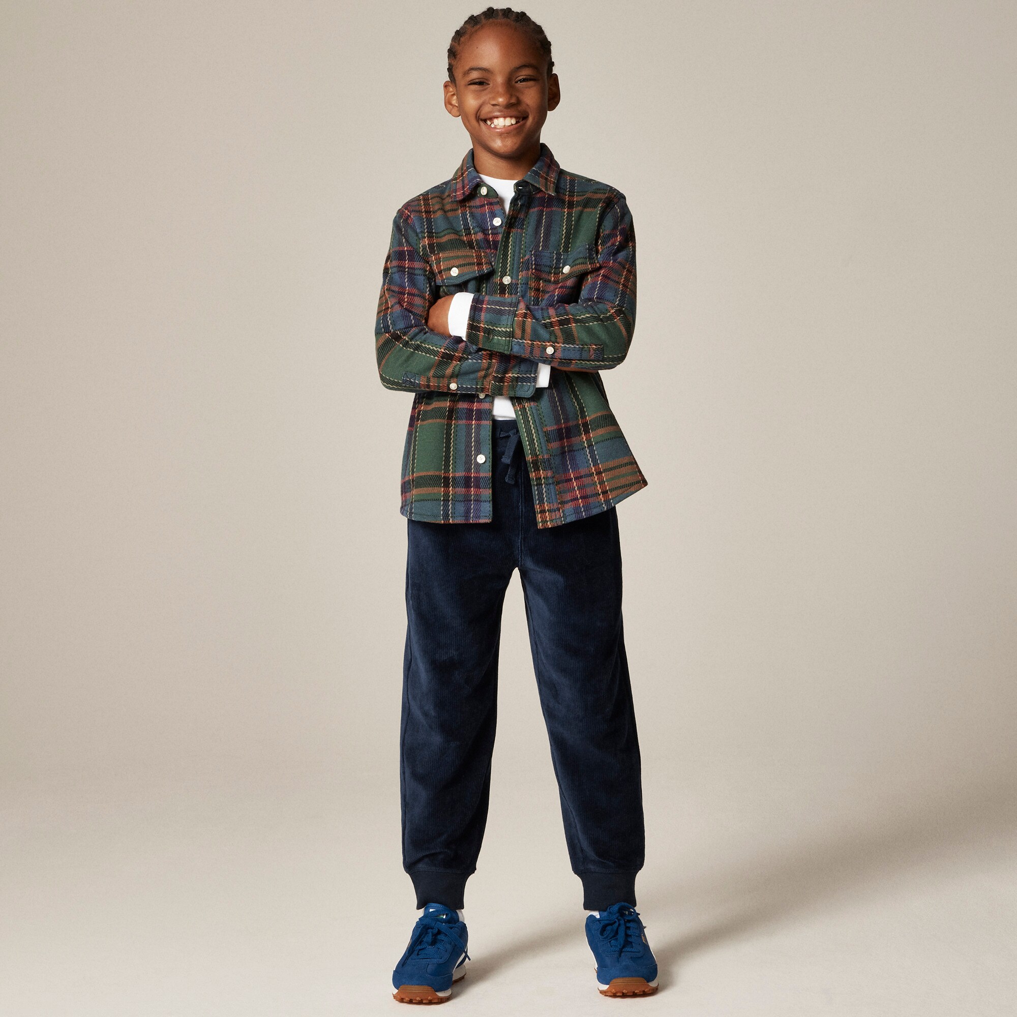  Kids' knit corduroy jogger pant
